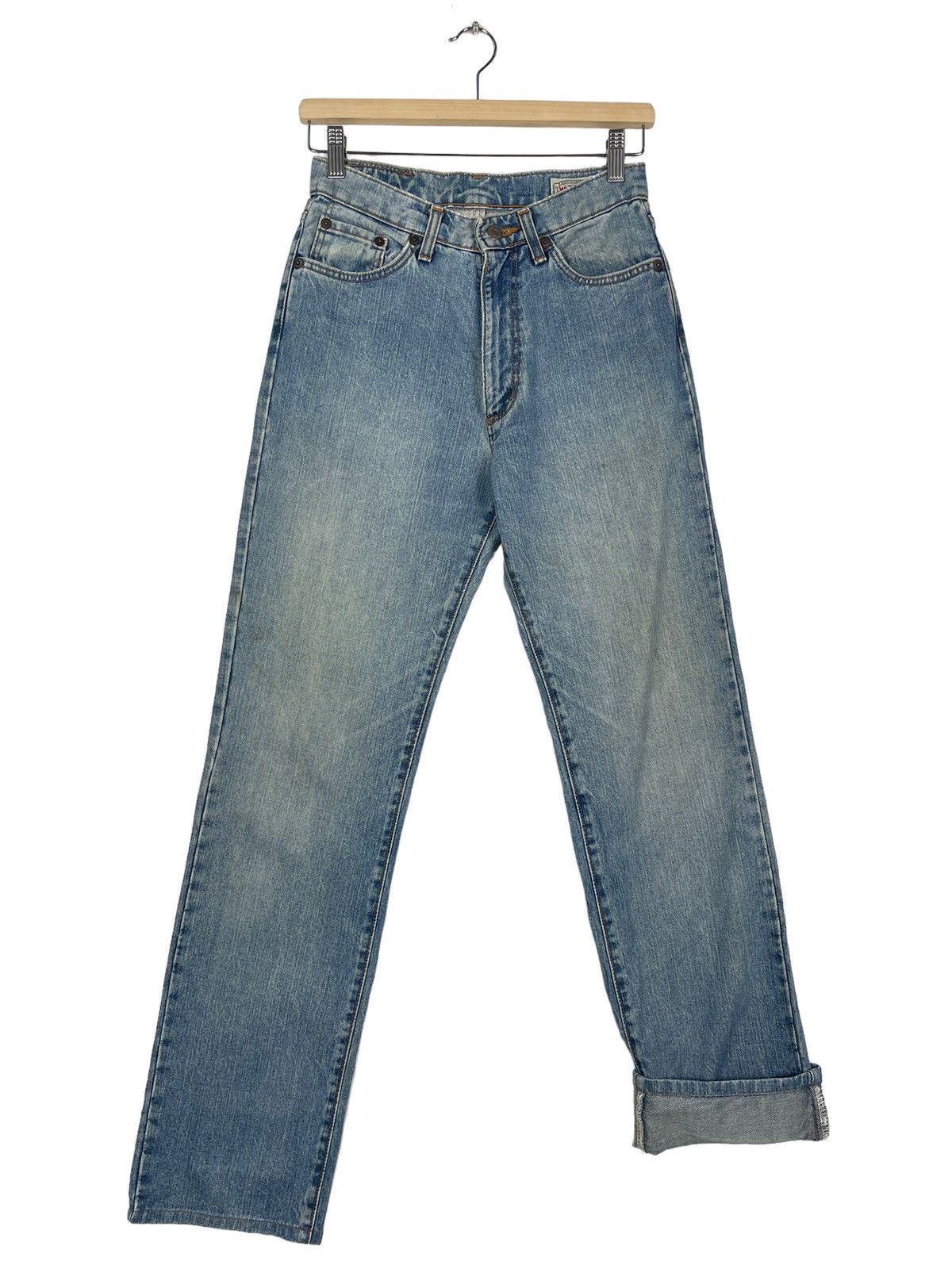 Wrangler Wrangler Faded Blue Ripped Denim Size US 26 / EU 42 - 7 Thumbnail