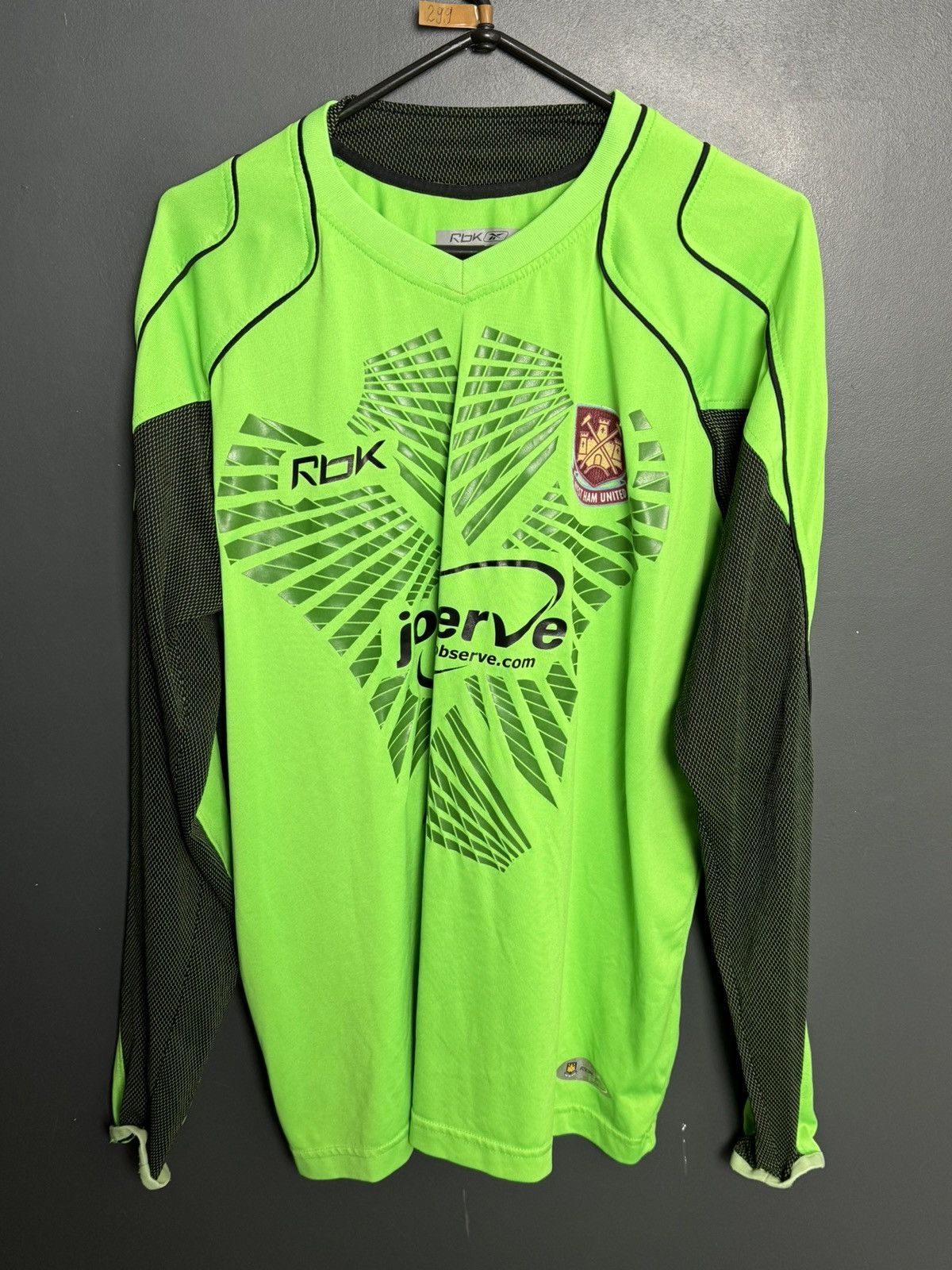 Reebok West Ham United 06/07 Goalkeeper Football Jersey Size US L / EU 52-54 / 3 - 1 Thumbnail