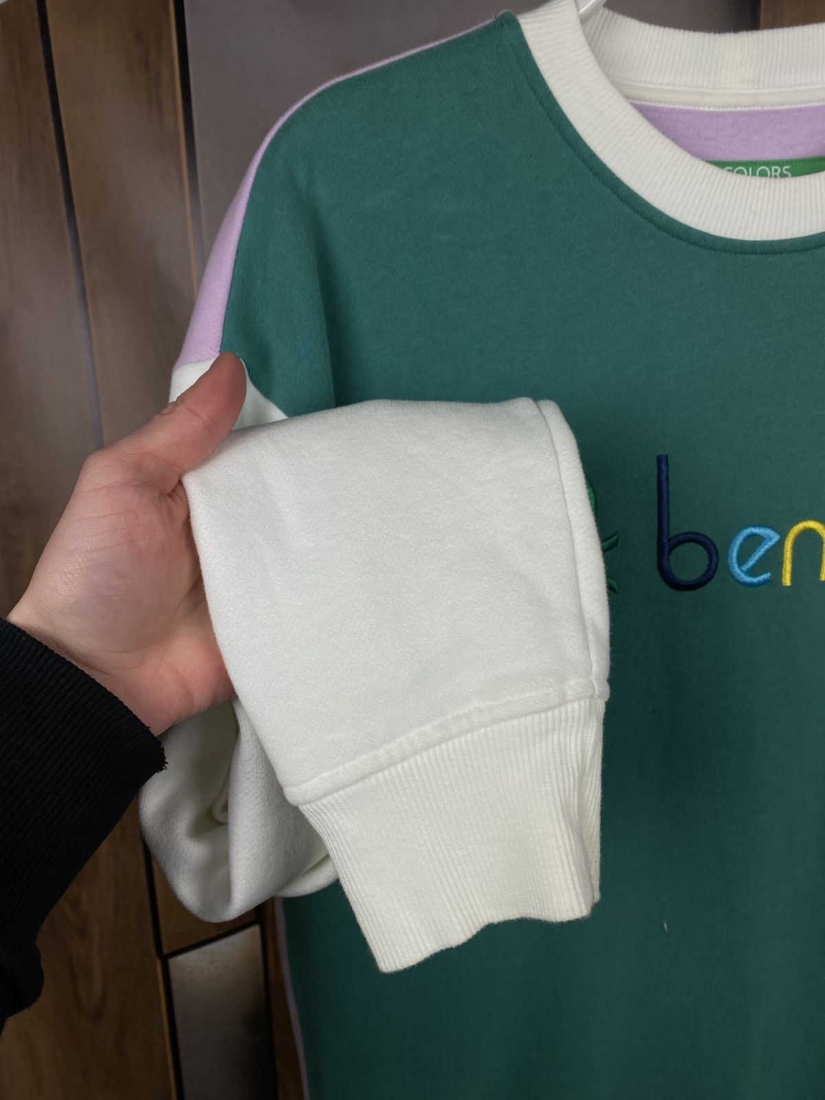Benetton 🔥Sweatshirt United Colors Of Benetton Made In Italy Luxury🔥 Size US M / EU 48-50 / 2 - 3 Thumbnail