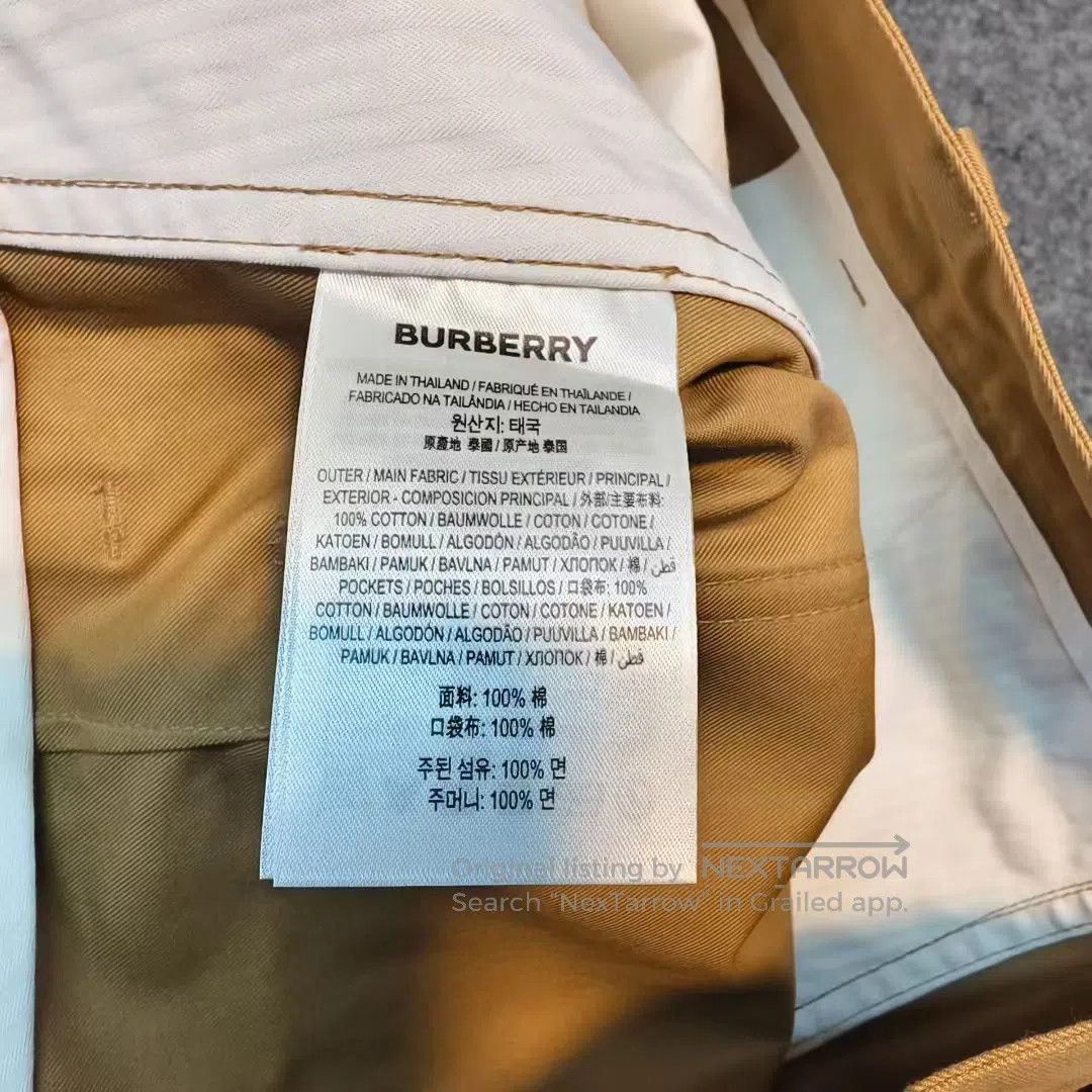 Burberry Burberry Solid Color Equestrian Knight Emblem Embroidered Size US 32 / EU 48 - 3 Thumbnail