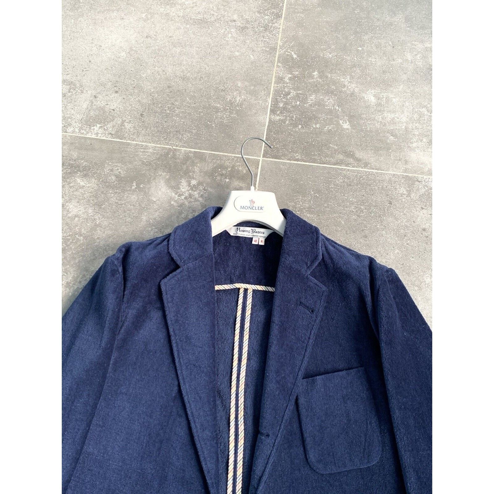 Japanese Brand × Rowing Blazers Mens ROWING BLAZERS Terrycloth Sport Blazer Jacket EU52 UK42 Size 52R - 7 Thumbnail