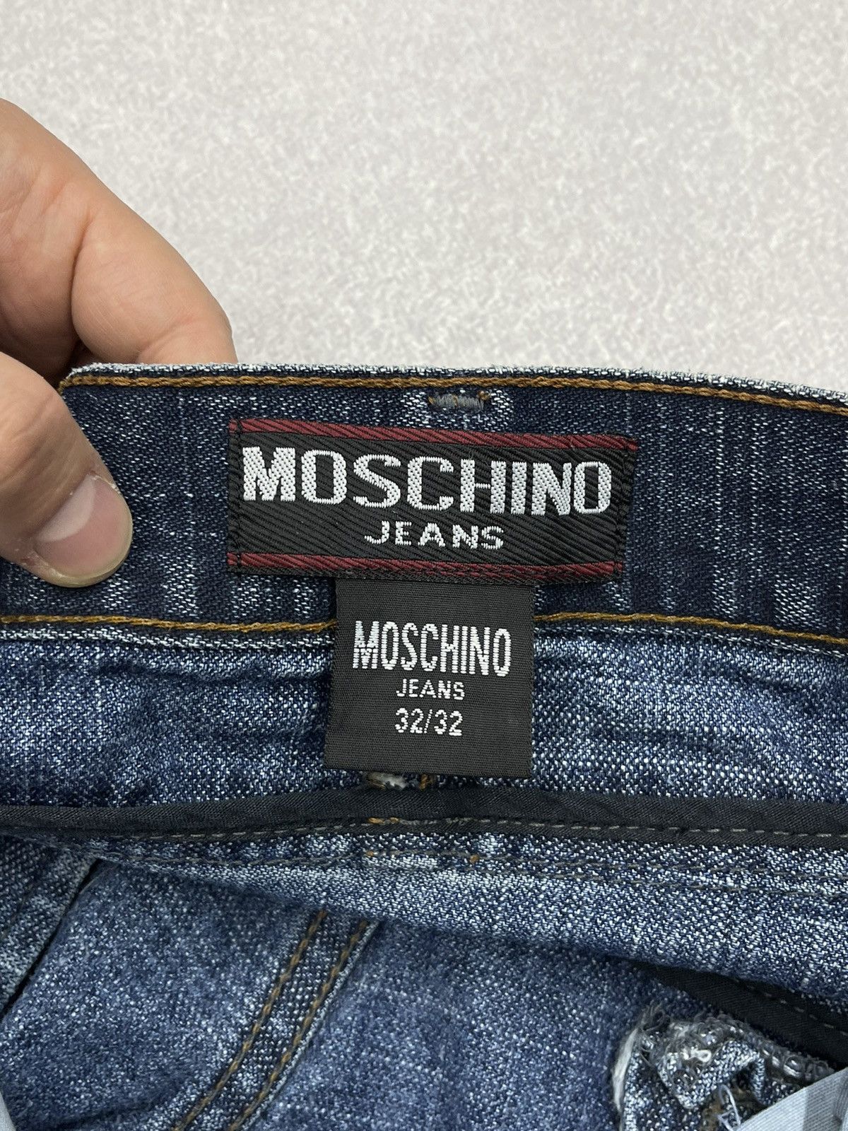 Moschino Vintage Moschino Denim Jeans Big Logo Made in Italy Designer Size US 32 / EU 48 - 12 Thumbnail