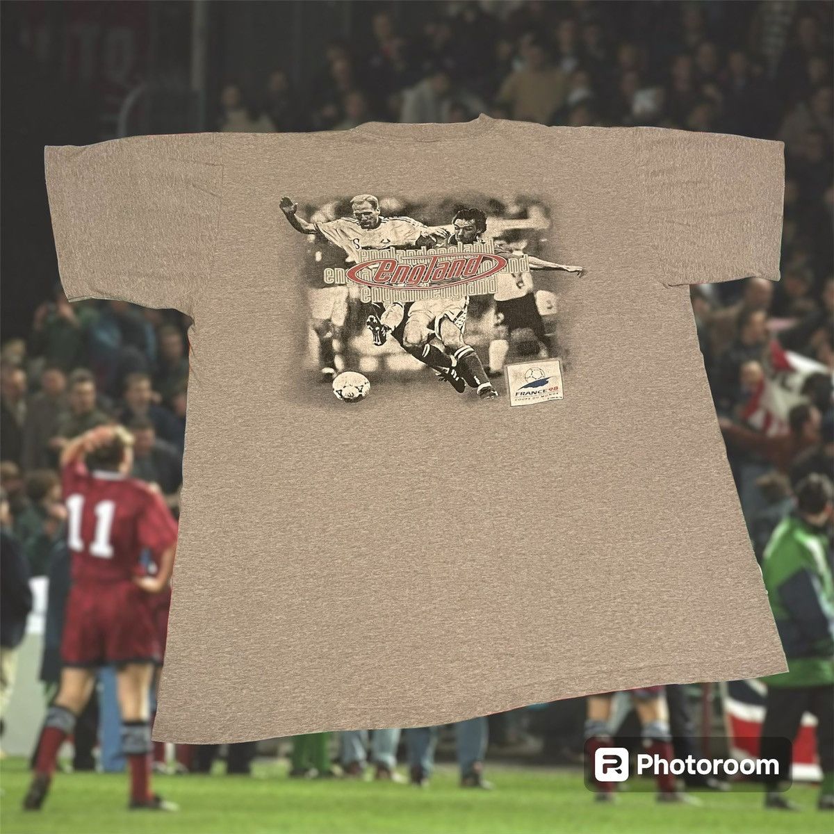 Vintage Vintage FIFA France 1998 England Soccer World Cup Tee Size US XL / EU 56 / 4 - 1 Thumbnail