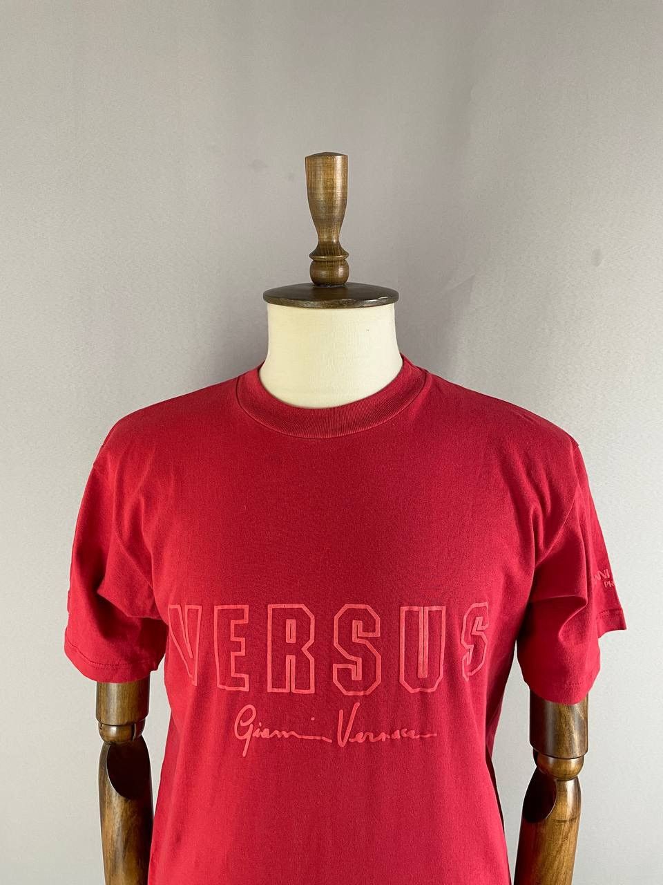 Versace Gianni Versace Profumi Tee T Shirt Big Logo Red Size US XL / EU 56 / 4 - 3 Thumbnail