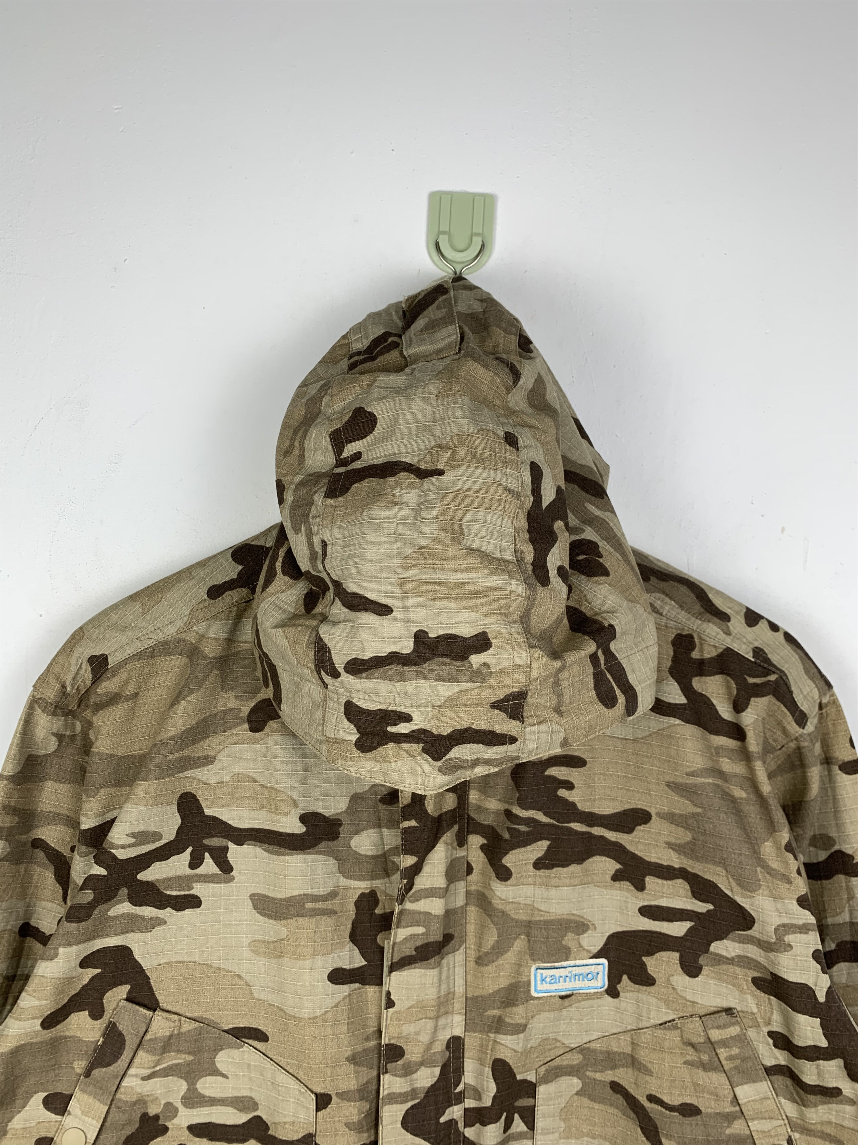 Vintage Vintage Karrimor Fortress Camo Desert Zipper Jacket J1456 Size US M / EU 48-50 / 2 - 4 Thumbnail