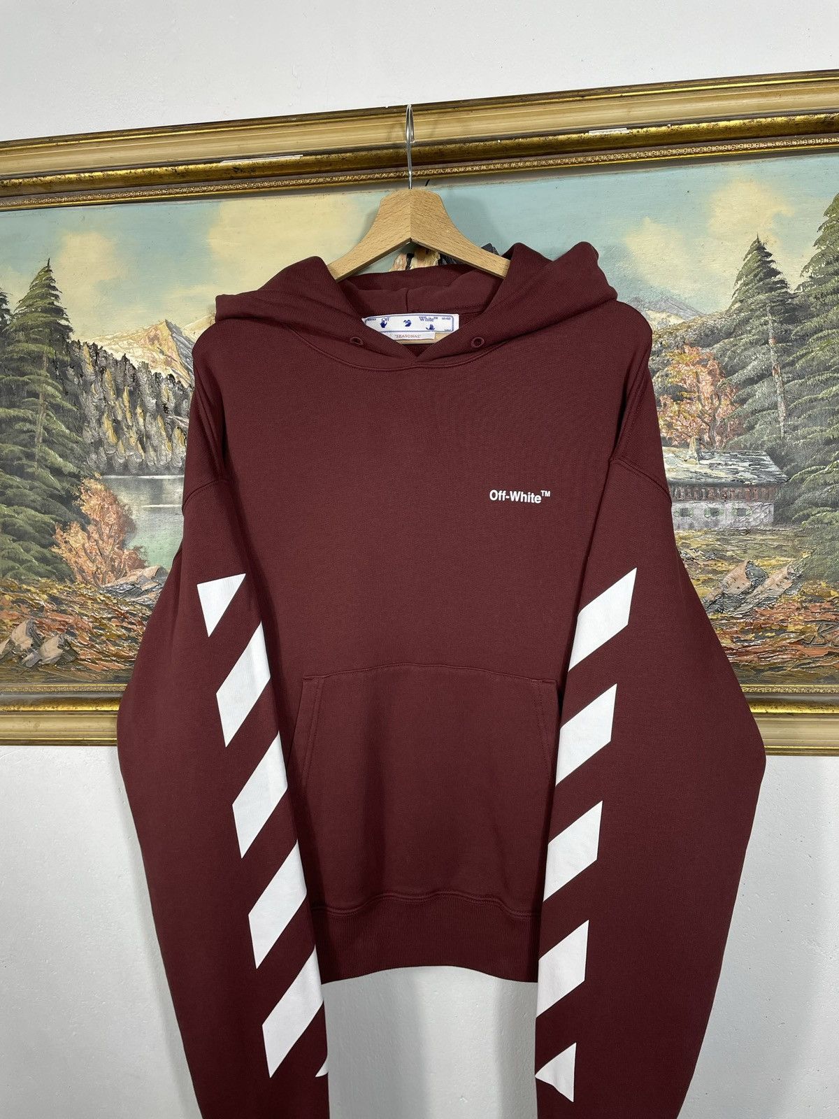 Off-White Off-White Red Hoodie Sweatshirt Streetwear Virgil Abloh Size US S / EU 44-46 / 1 - 3 Thumbnail
