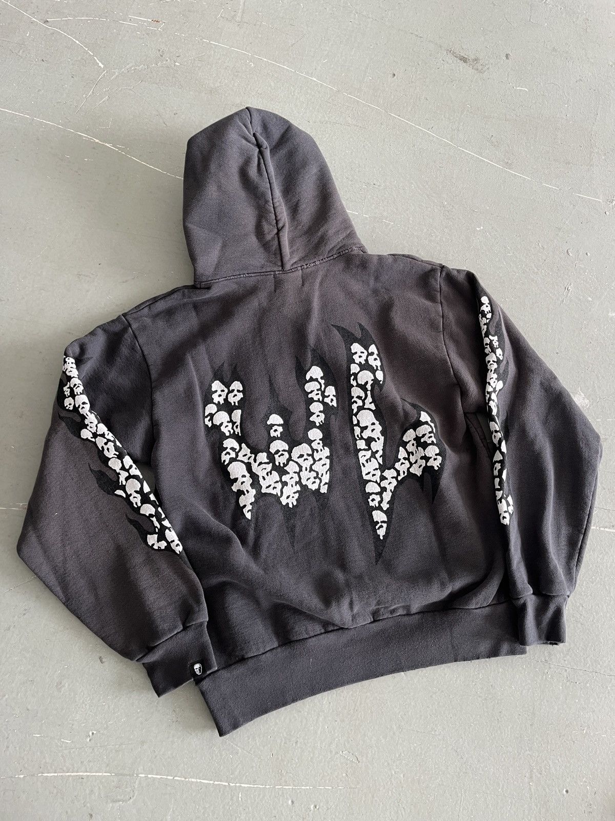 Warren Lotas Warren Lotas Skull Flame Hoodie (unisex) Size US S / EU 44-46 / 1 - 8 Thumbnail