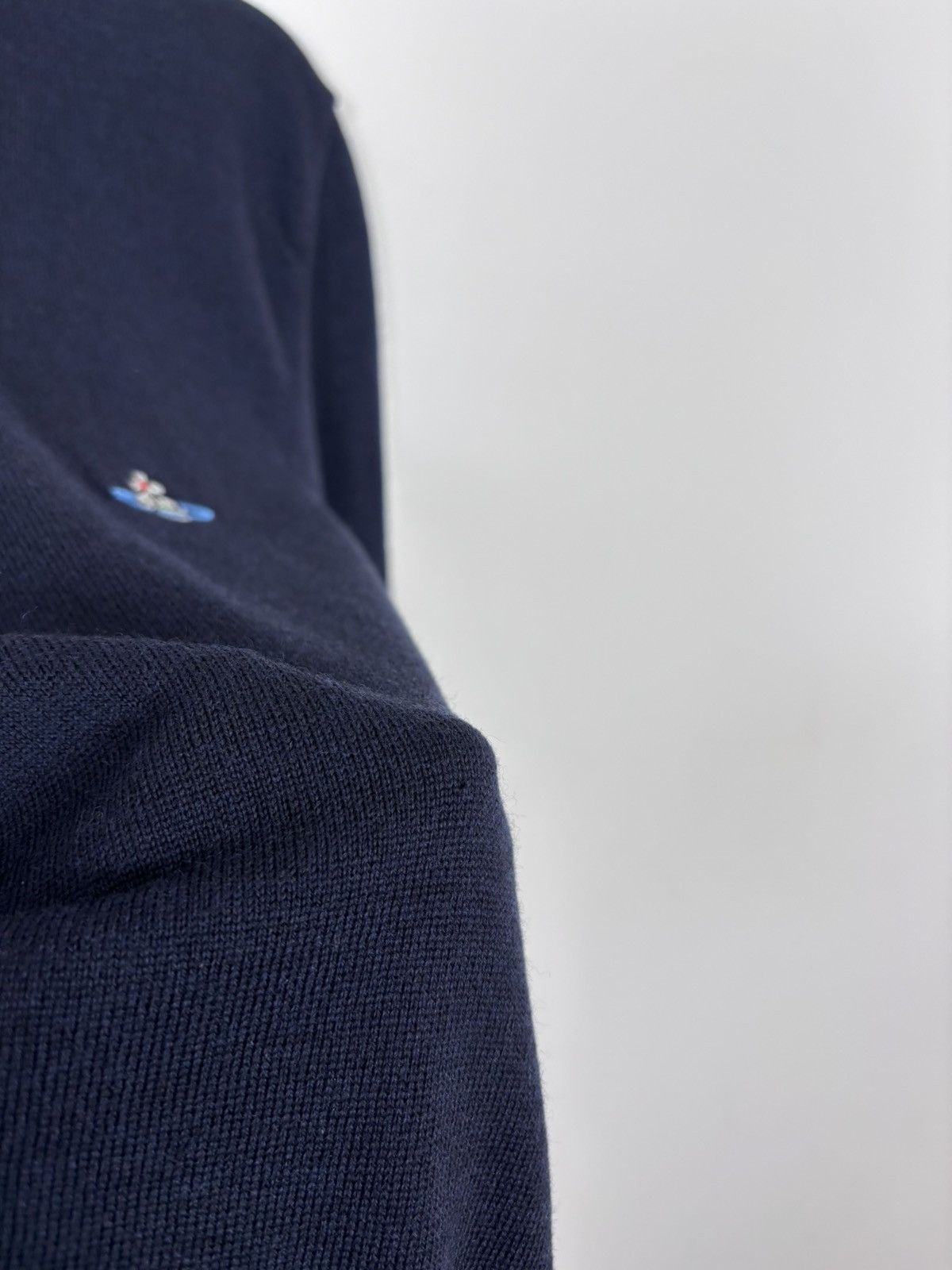 Vivienne Westwood Vivienne Westwood Men’s Navy Blue Wool Sweater Jumper Size US L / EU 52-54 / 3 - 16 Thumbnail