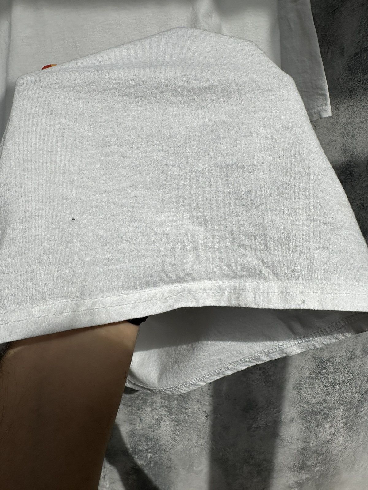 Fruit Of The Loom Sardegna Spider Y2k T-Shirt Big Logo White Tee FoTL Size US L / EU 52-54 / 3 - 10 Thumbnail
