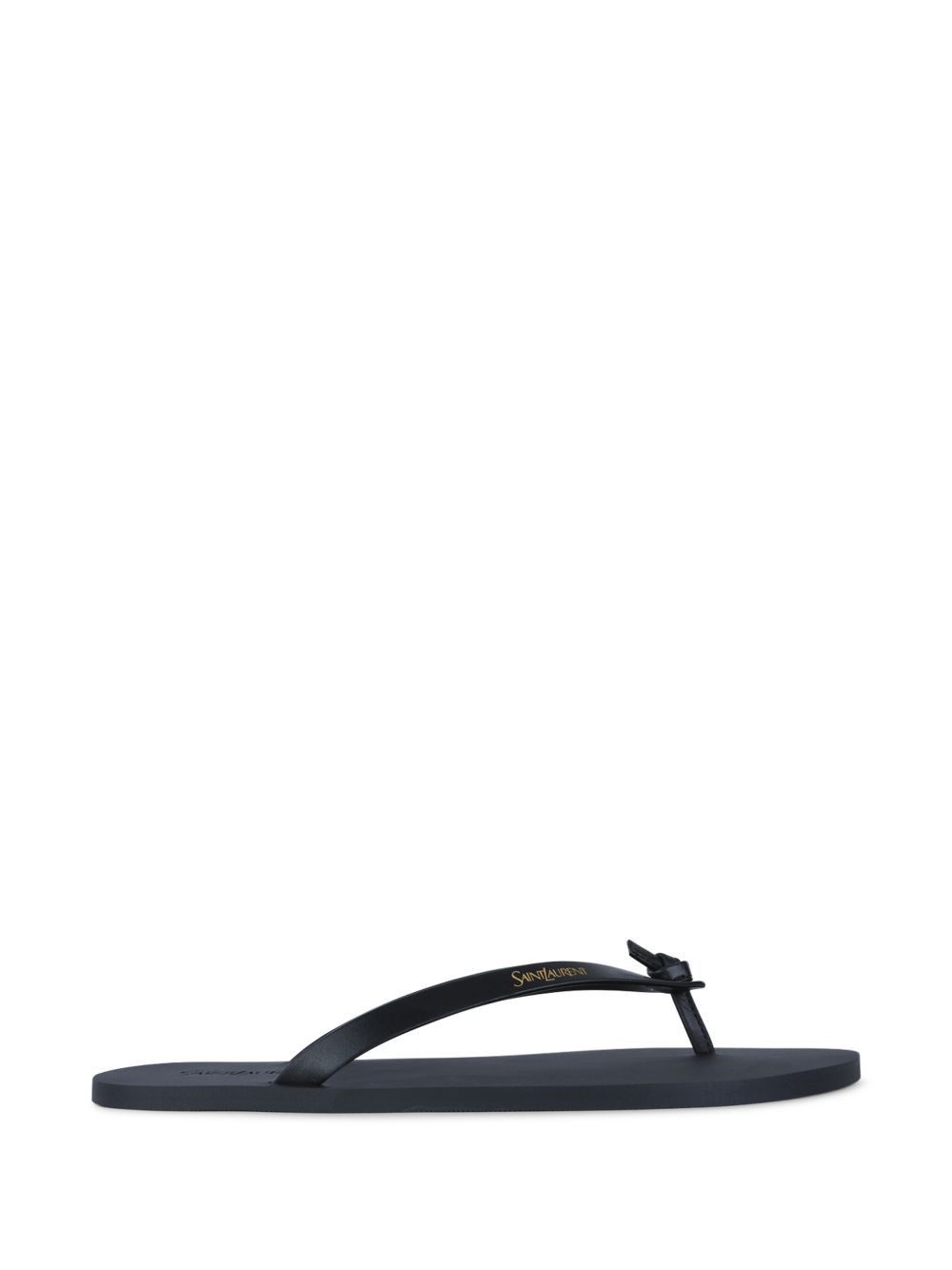 Saint Laurent Paris LEATHER FLIP FLOPS Size US 8 / EU 41 - 1 Thumbnail