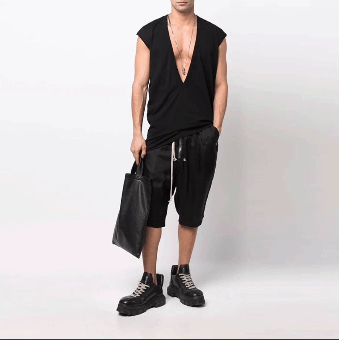 Rick Owens Rick Owens Mainline Bela Zipper Cupro Short 48 Size US 32 / EU 48 - 9 Thumbnail
