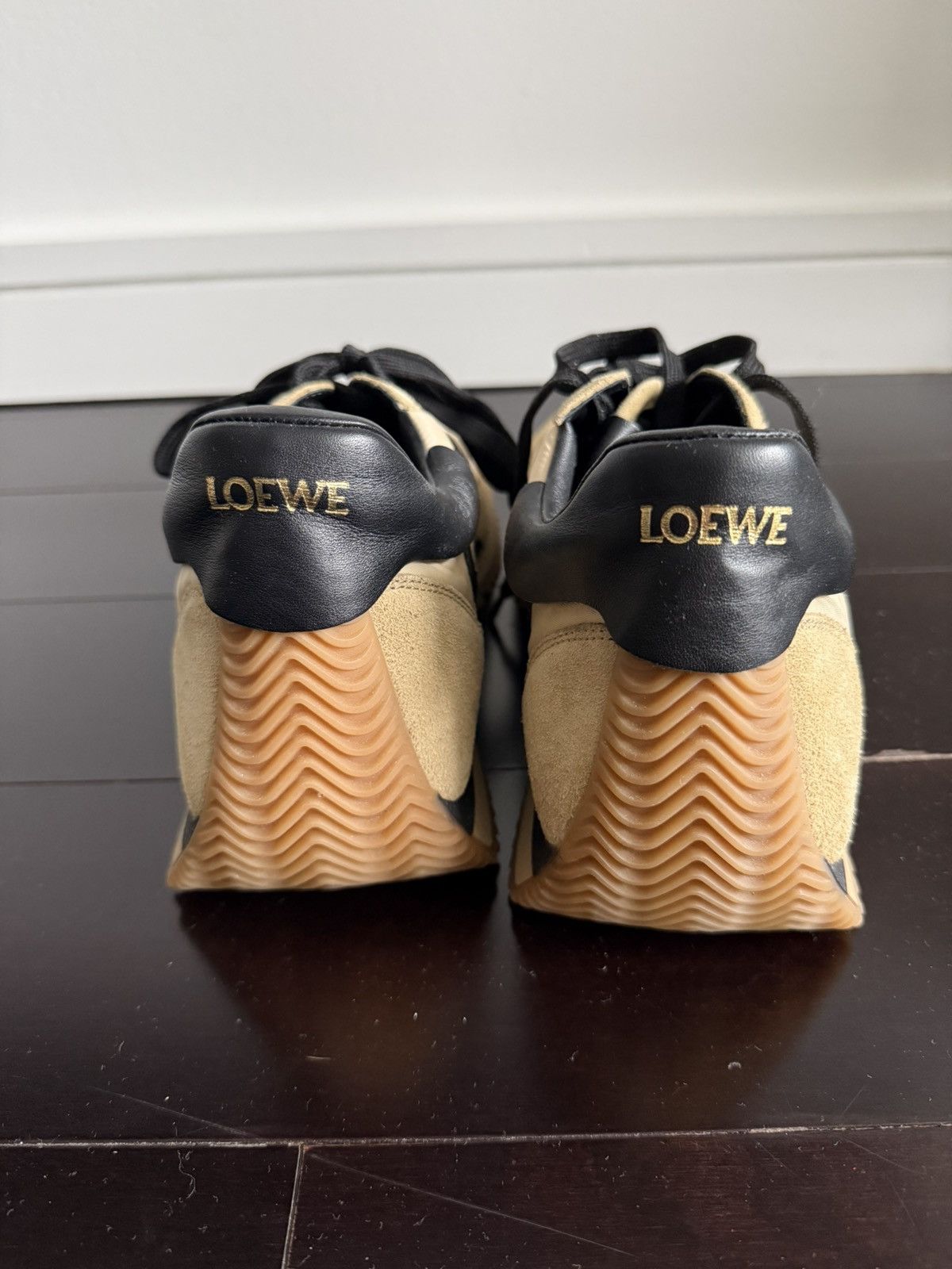 Loewe Loewe Flow Runner — Tan/Beige Nylon & Suede, EU 44 Size US 11 / EU 44 - 2 Thumbnail