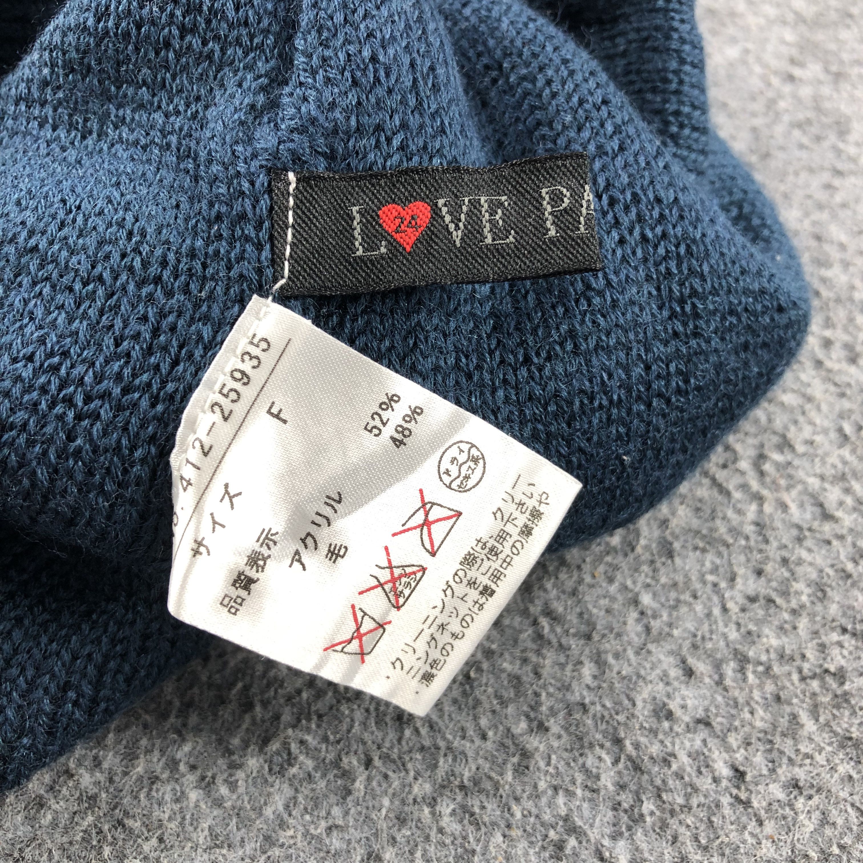 Vintage Love Paradise Slouchy Beanie Snowcap Snow Hat B386 Size ONE SIZE - 6 Thumbnail