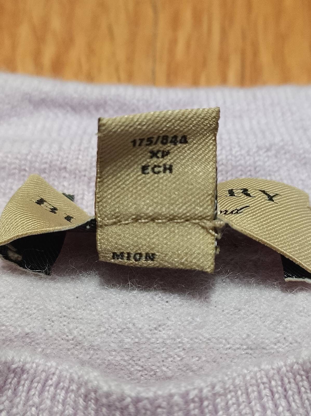 Burberry BURBERRY Merino Wool Light Purple Sweater XS Size XS / US 0-2 / IT 36-38 - 9 Thumbnail