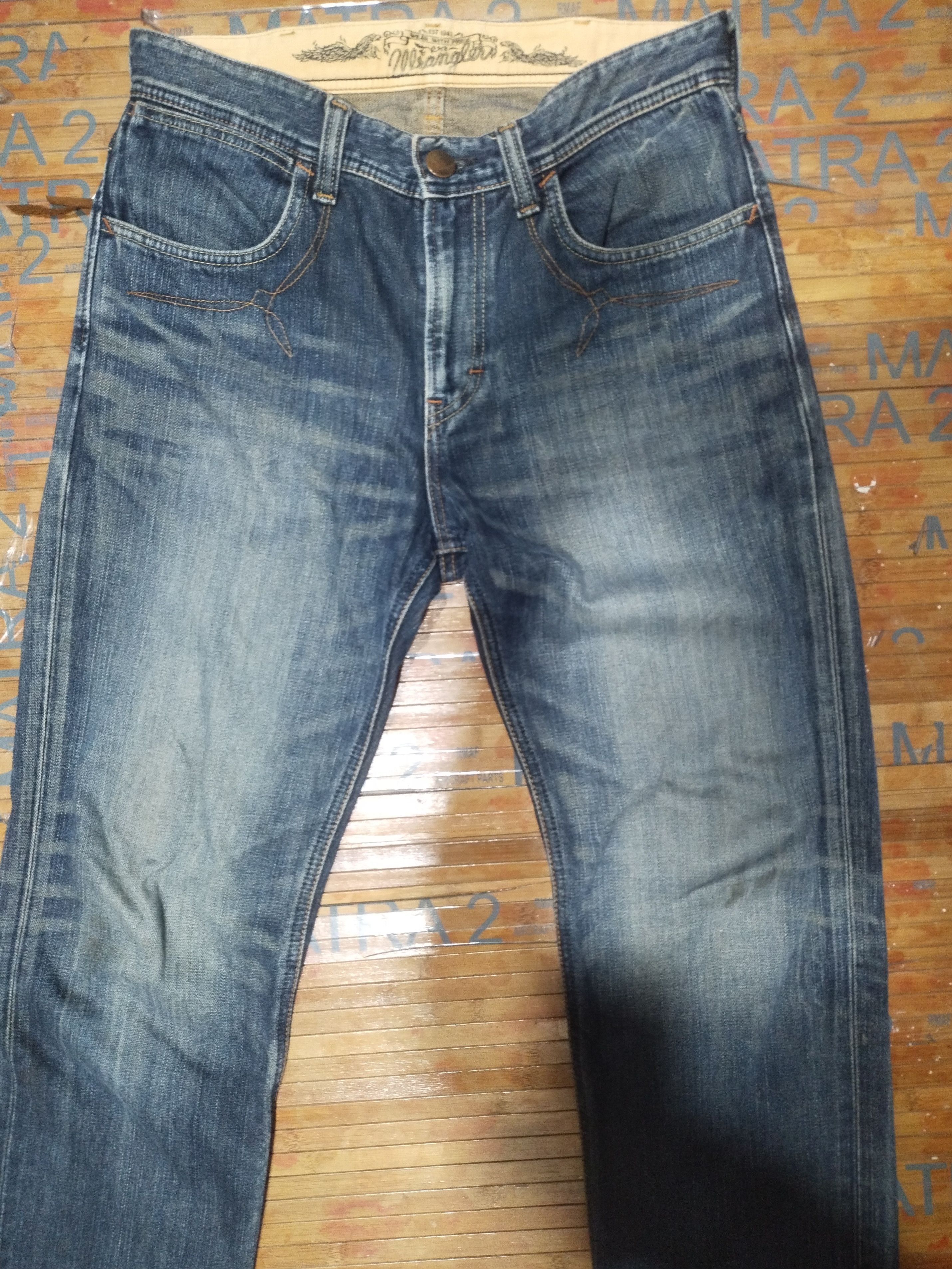 Designer × Vintage × Wrangler Wrangler Est 1947 Sz 30" Size US 30 / EU 46 - 14 Thumbnail