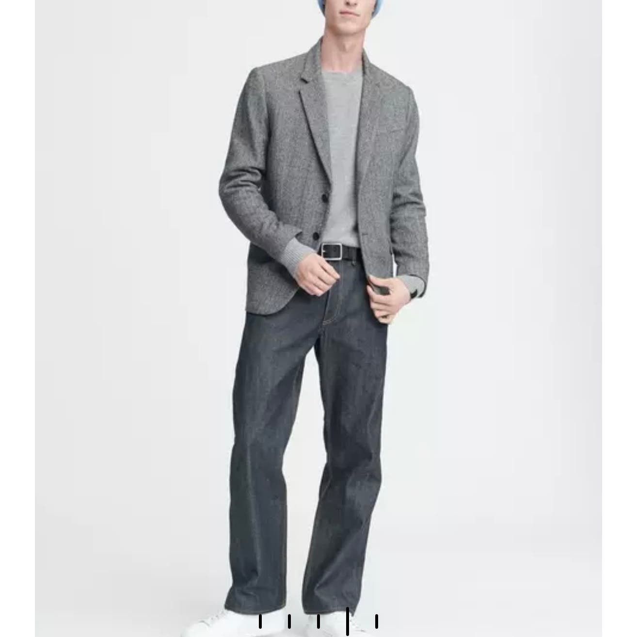 image of Rag Bone - Deconstructed Razor Blazer / 40R / Blk & Wht in Black, Women's (Size Medium)