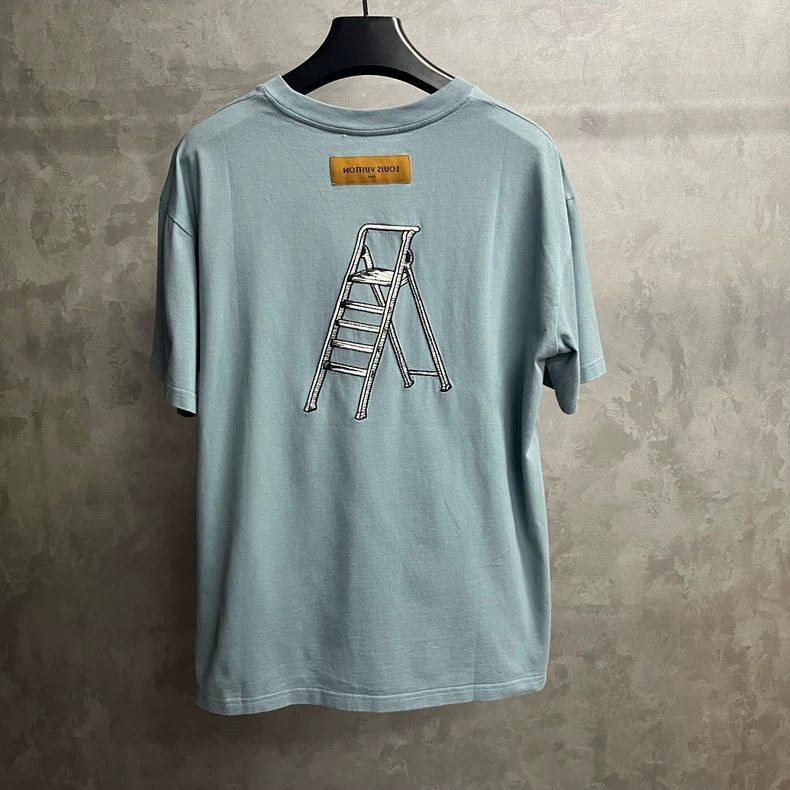 Louis Vuitton Louis Vuitton Blue tool graphic embroidered short sleeve T Size US XL / EU 56 / 4 - 5 Thumbnail