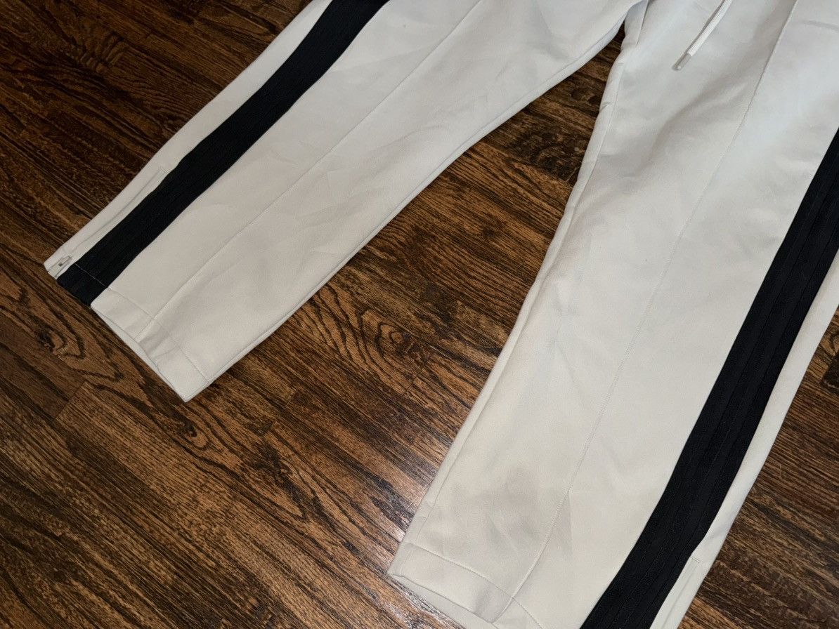 Fear Of God Athletics X Adidas Gray Striped Sweatpants Sz L