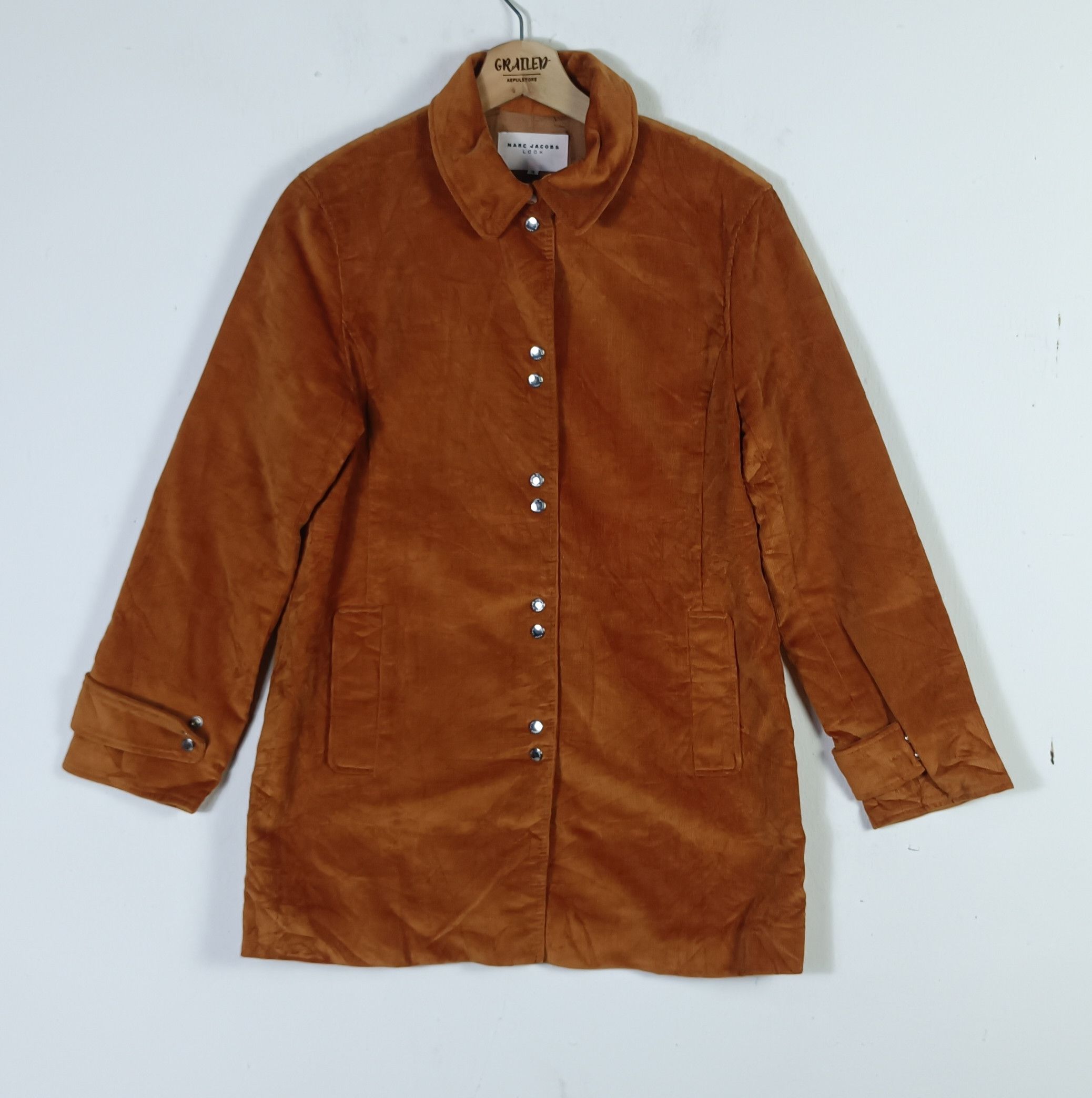 Marc Jacobs MARC JACOBS LOOK CORDUROY SNAP BUTTON JACKET Size US S / EU 44-46 / 1 - 1 Thumbnail