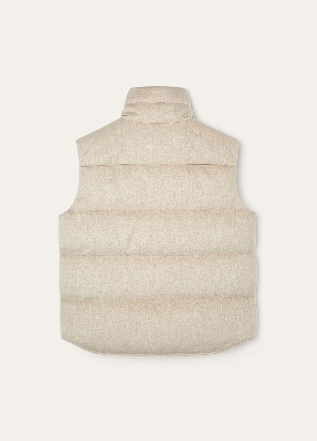 Loro Piana o1w1db10725 FAO8393 Lance Puffer Gilet in Beige Size US M / EU 48-50 / 2 - 2 Thumbnail
