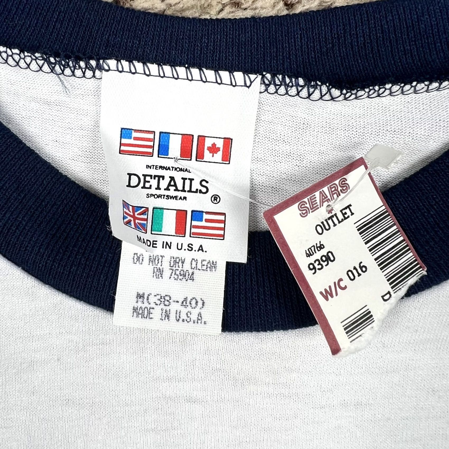 Nautica VINTAGE Nautical Sail Boat Puff Print Graphic Shirt M White 50/50 USA 90s Unisex Adults Mens Womens Size US M / EU 48-50 / 2 - 2 Thumbnail