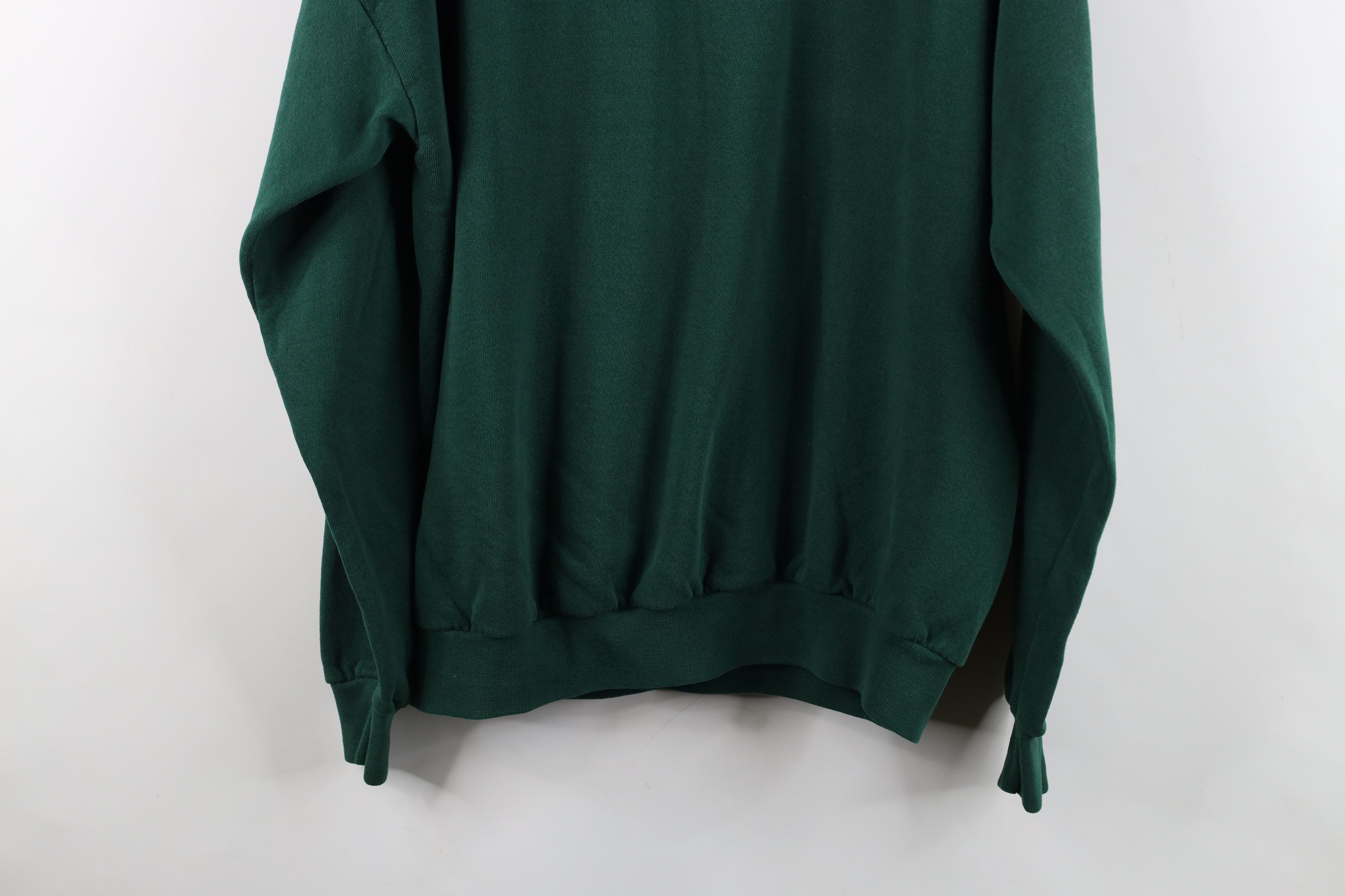 Vintage Vintage 90s Streetwear Flag Bear Sweatshirt Green USA Size XL / US 12-14 / IT 48-50 - 15 Thumbnail