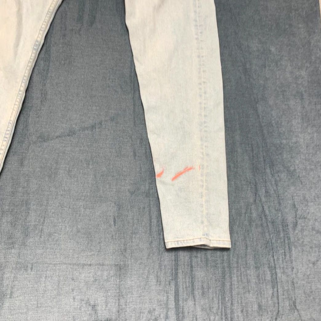 Zara Zara Jeans Mens 38 Blue Denim Cotton Stretch Light Wash Skinny Jeans Streetwear 5-Pocket Design Mens Size US 38 / EU 54 - 2 Thumbnail