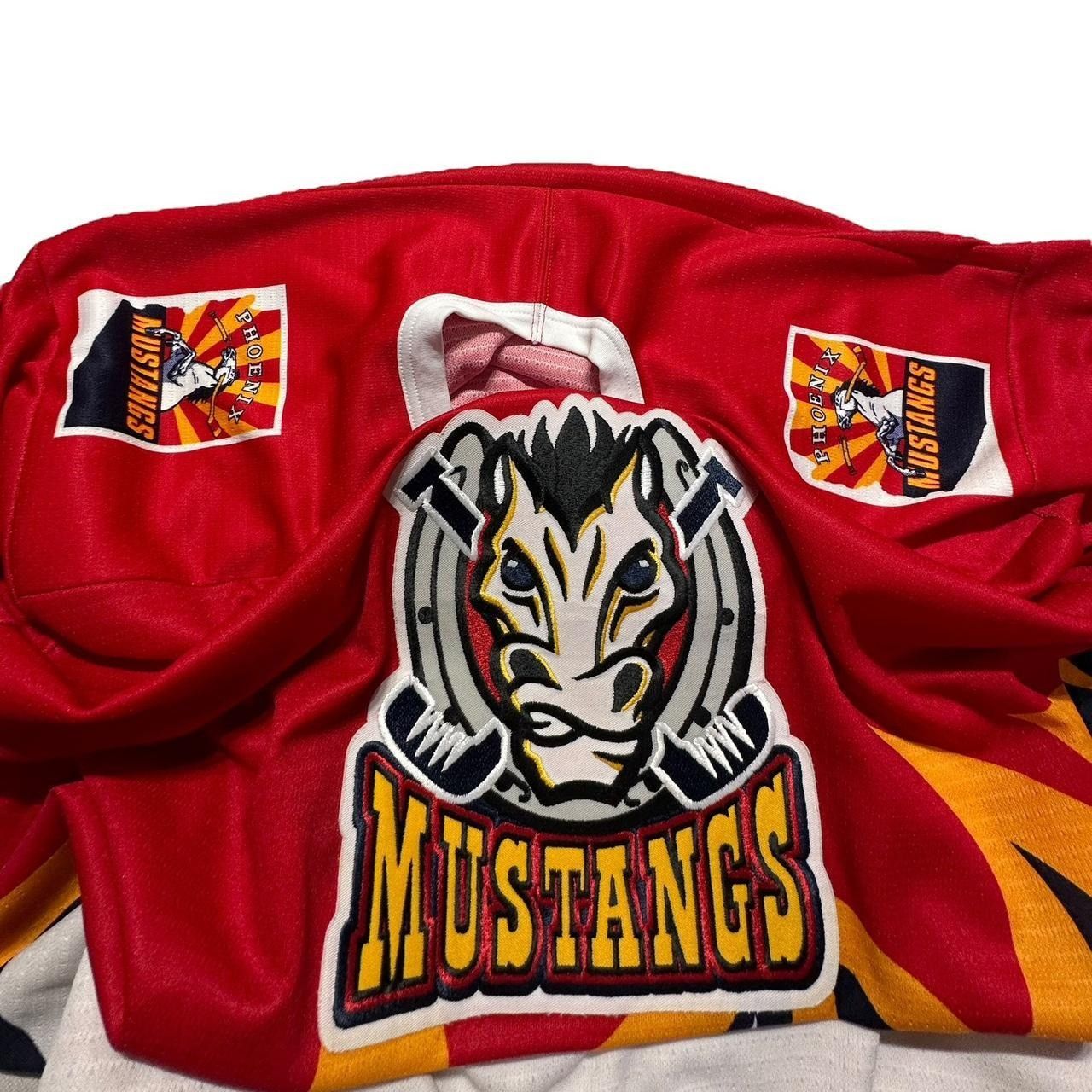 Ccm × NHL × Vintage Vintage Phoenix Mustangs Hockey Jersey Size US L / EU 52-54 / 3 - 5 Thumbnail