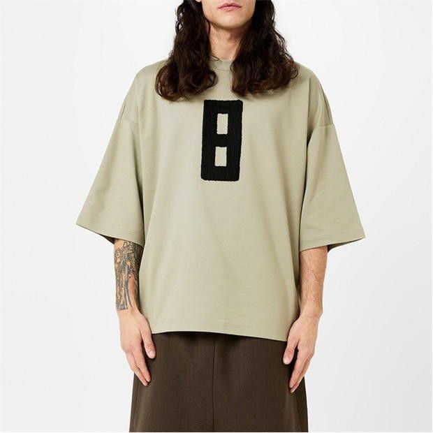 Fear of God 8 Milano Embroidered Jersey T-Shirt Size US M / EU 48-50 / 2 - 1 Thumbnail