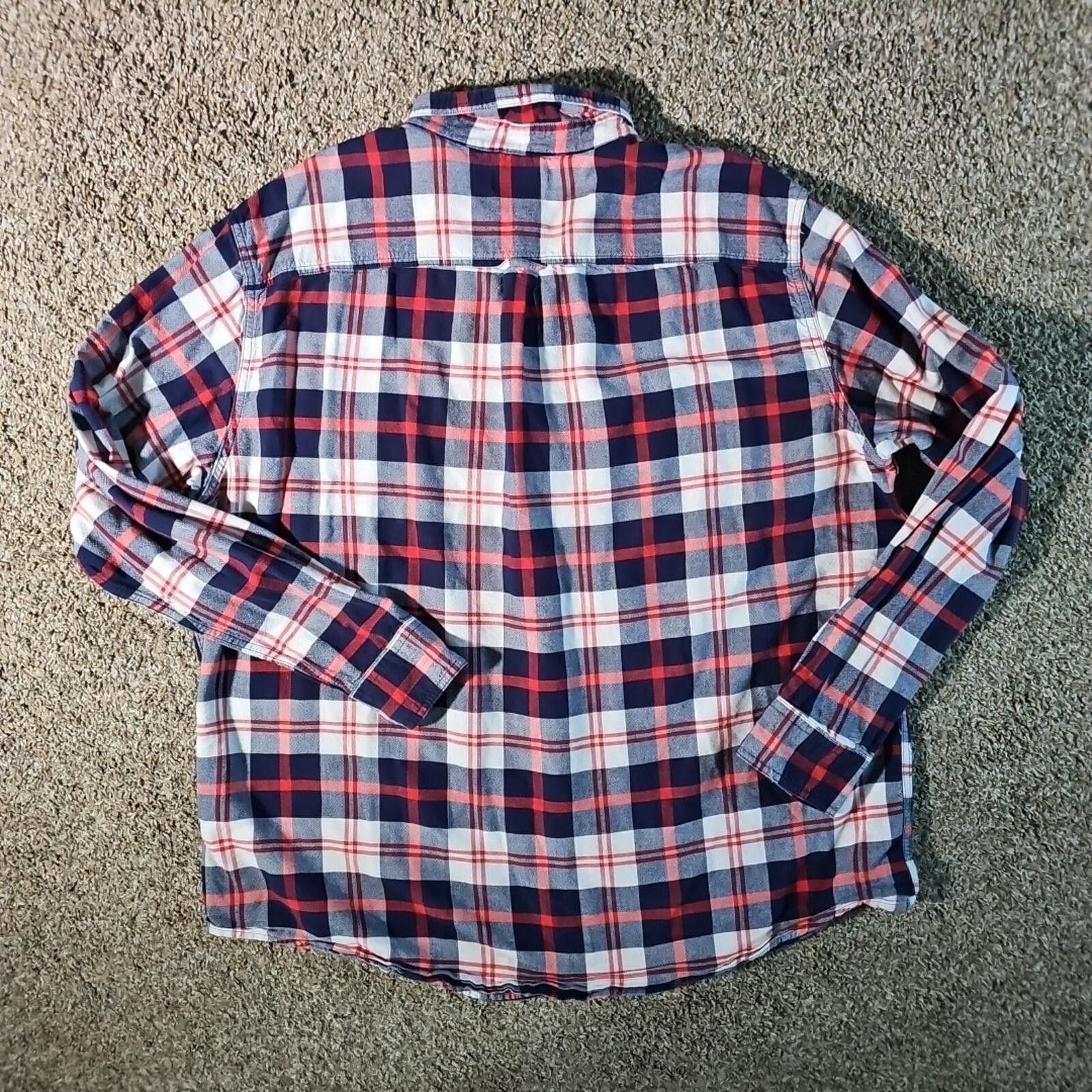 Chaps Chaps XXL Cotton Oxford Button Up Flannel Shirt Size US XXL / EU 58 / 5 - 8 Thumbnail