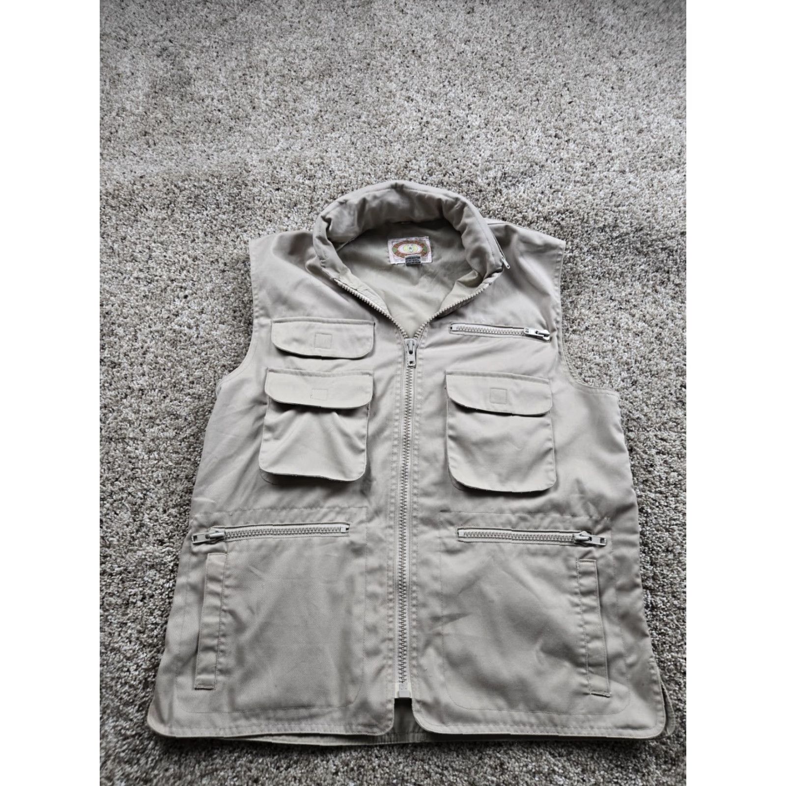 Banana Republic VINTAGE Banana Republic Safari Vest Mens M Multi Pocket Photographer 90s Shirt/Vest? Size US M / EU 48-50 / 2 - 2 Thumbnail