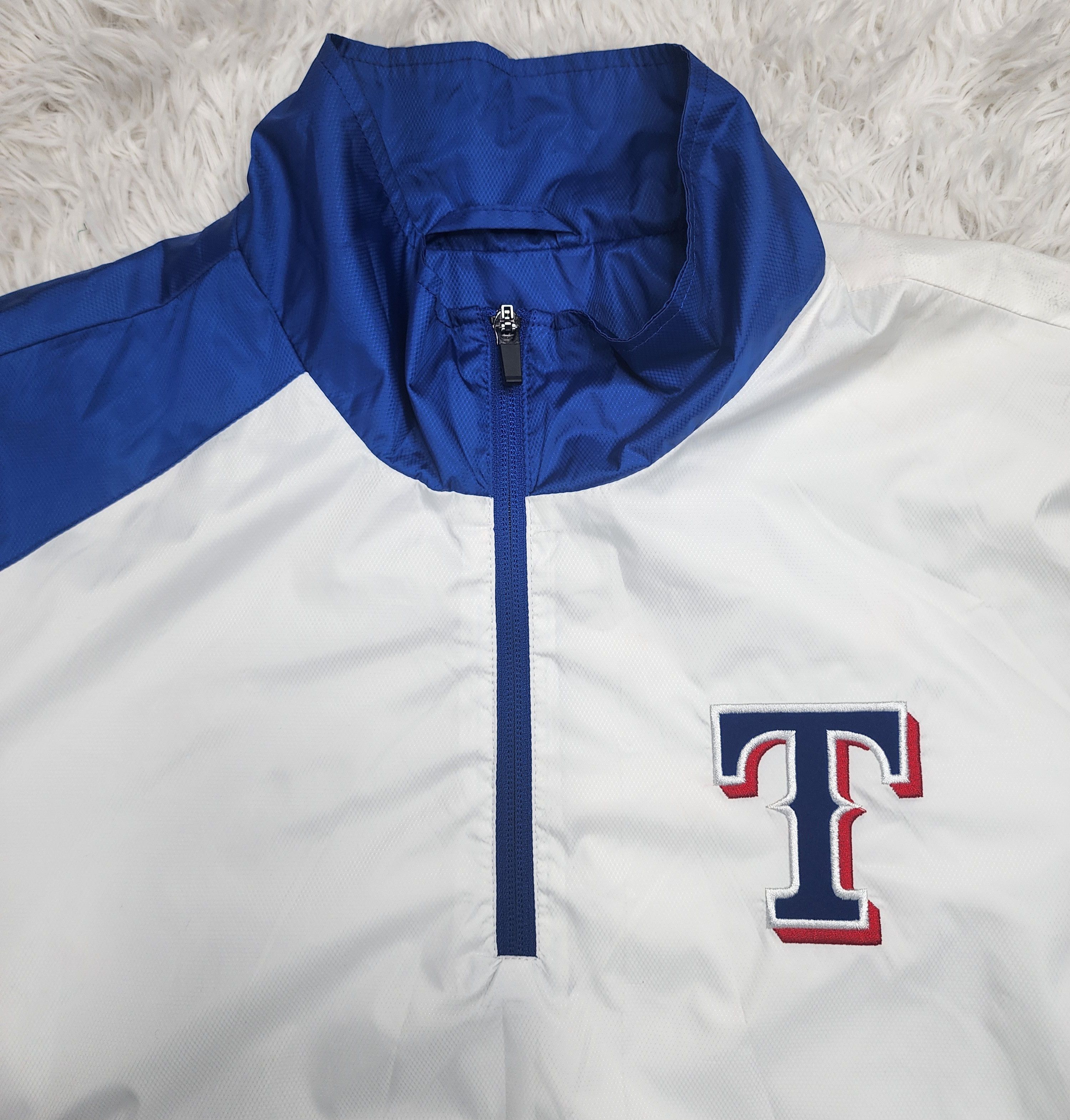 MLB Y2K MLB Texas Rangers windbreaker jacket Size US L / EU 52-54 / 3 - 5 Thumbnail