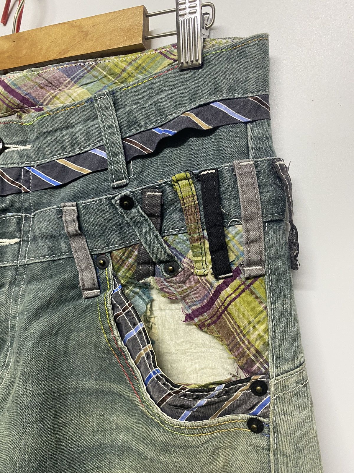 Hysteric Glamour × Japanese Brand BreathMin Double Waist Japanese Punk Pant Size US 32 / EU 48 - 8 Thumbnail