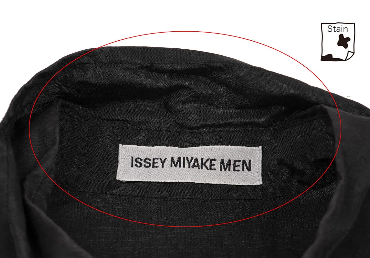 Issey Miyake Cotton Nylon Stitch Design Shirt in Black, Size L Size US L / EU 52-54 / 3 - 4 Thumbnail