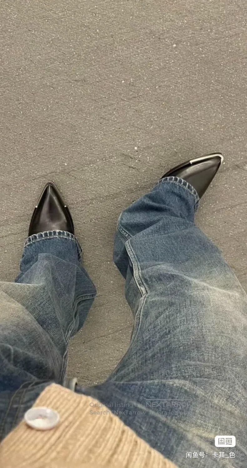 Celine CELINE Metal Toe Zipper Boots Size US 7 / EU 40 - 4 Thumbnail