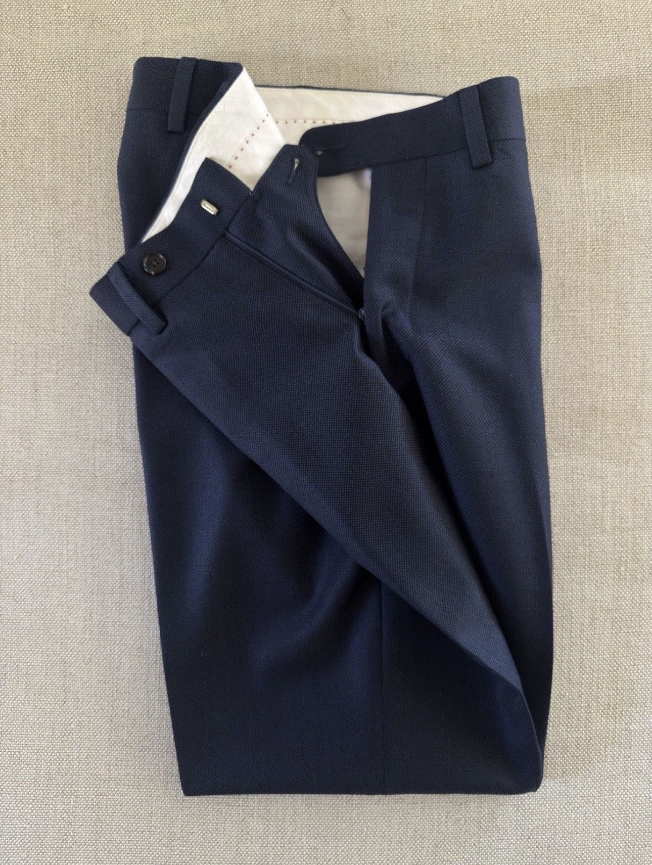 Suitsupply SUITSUPPLY x Vitale Barberis Canonico Wool Sienna Suit Size 34R - 10 Thumbnail