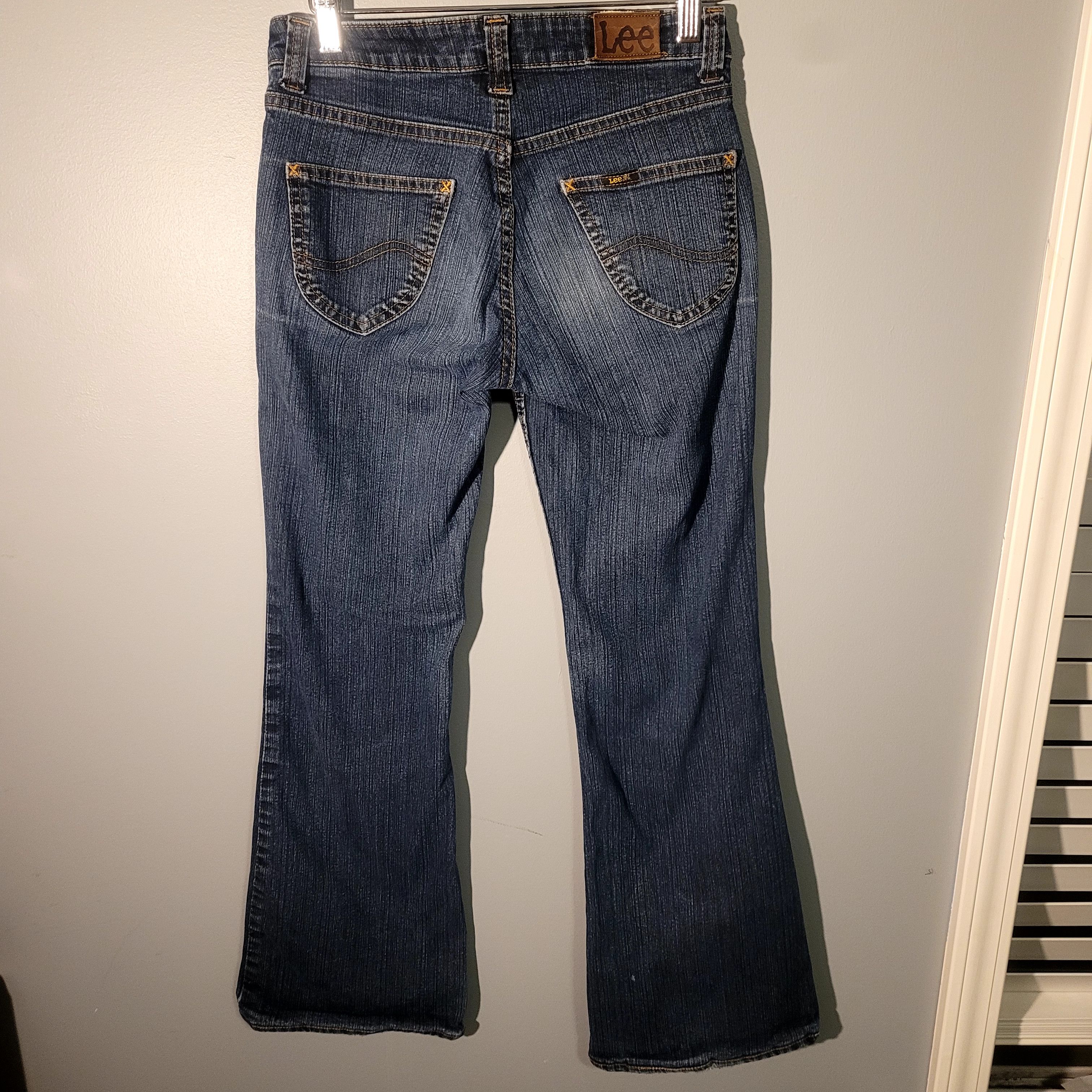 Lee Womens Vintage 90s LEE bell bottom denim jeans Size 26" / US 2 / IT 38 - 2 Thumbnail