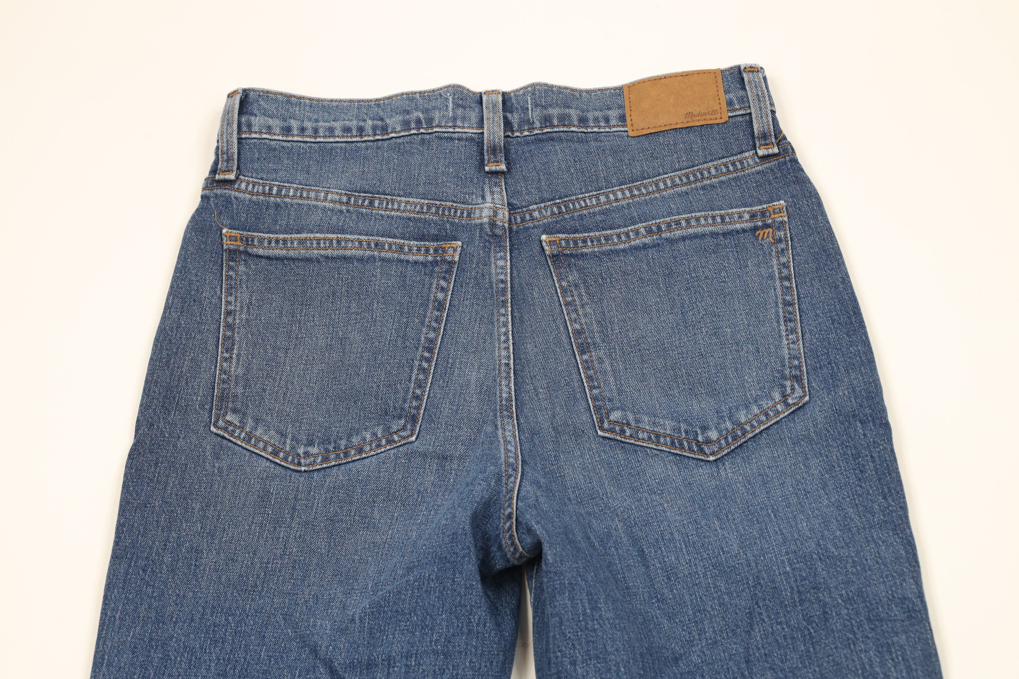 Madewell × Vintage Madewell Tapered Leg Denim Trousers Jeans Blue Stretch Size 27" / US 4 / IT 40 - 9 Thumbnail