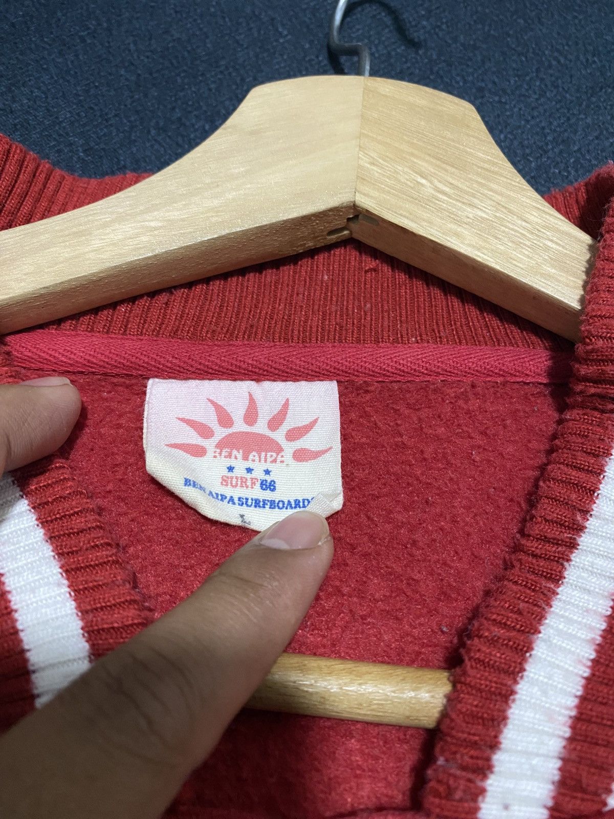 Other Varsity Jacket Red colour Ben Aipa Surfboard Large Size US L / EU 52-54 / 3 - 7 Thumbnail