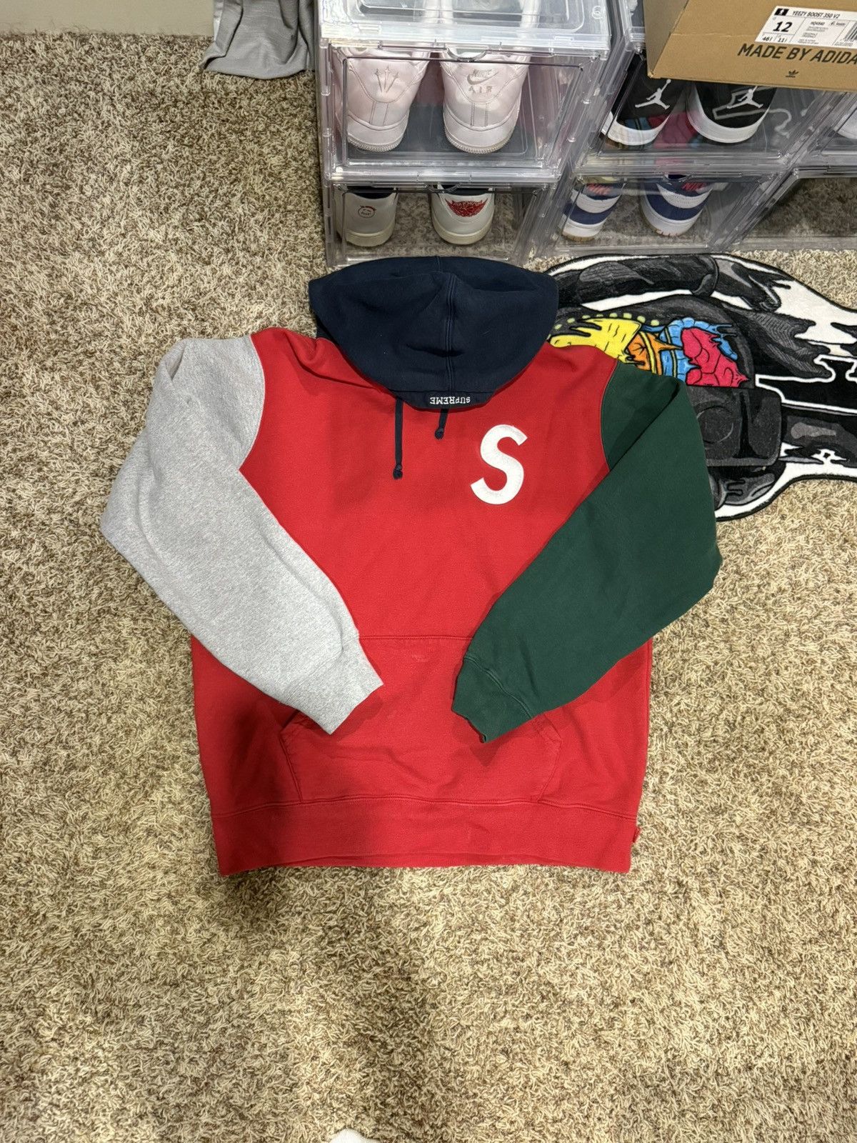 Supreme Supreme S Logo Color Blocked Size US L / EU 52-54 / 3 - 2 Thumbnail