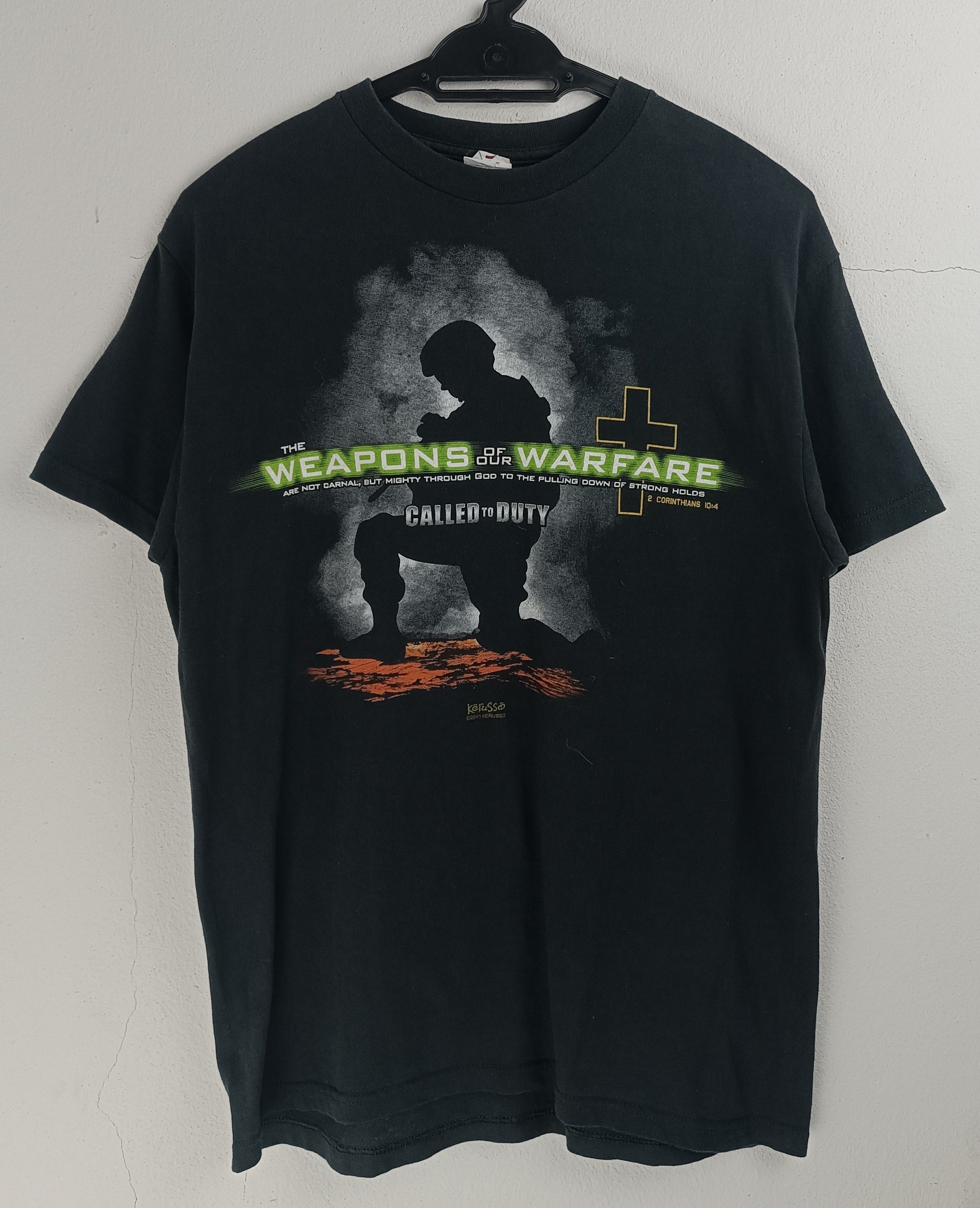 Vintage VINTAGE CALLED OF DUTY PARODY OF CALL OF DUTY FUNNY TEE Size US M / EU 48-50 / 2 - 3 Thumbnail