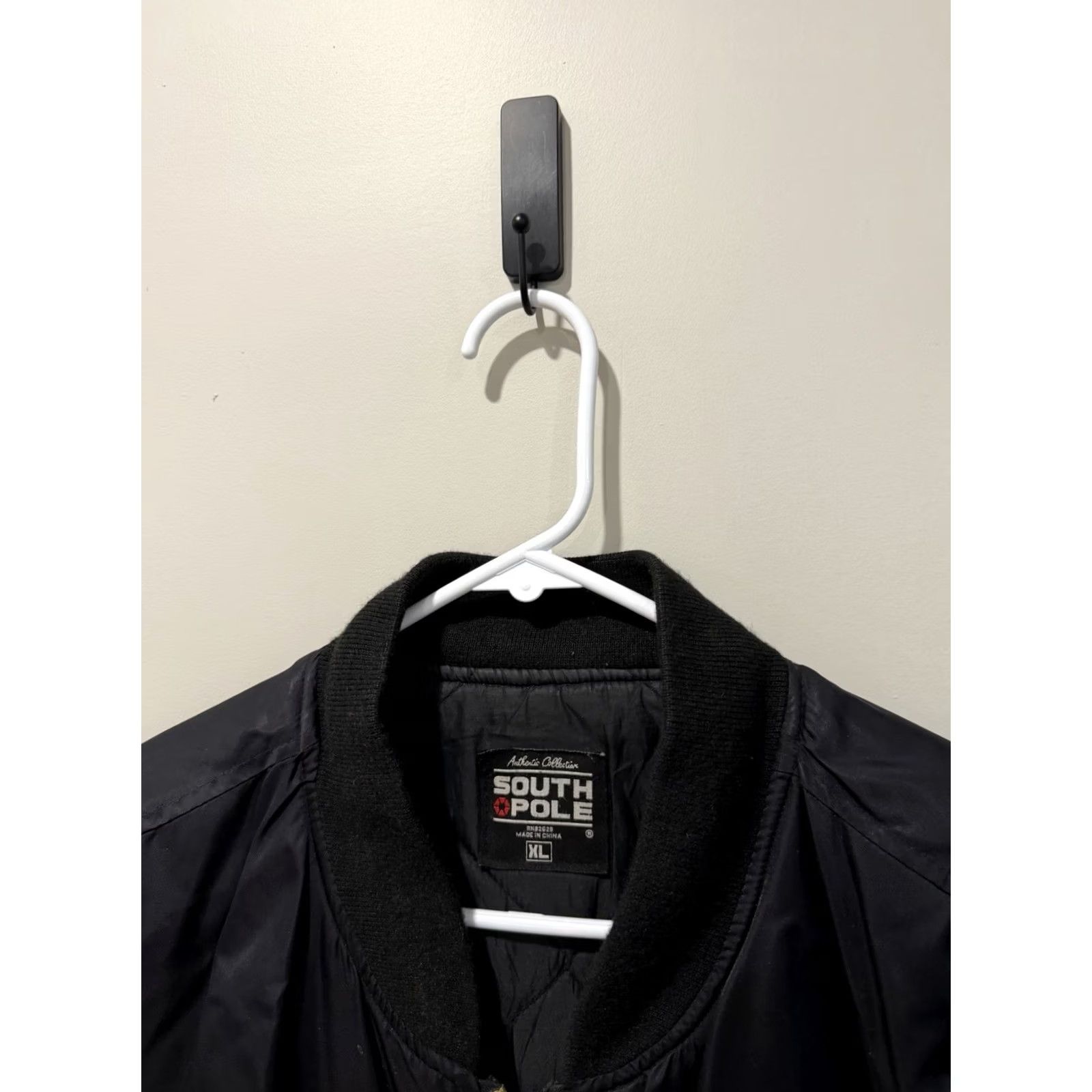Southpole VINTAGE South Pole Bomber Jacket Black Nylon Mens Size XL Size US XL / EU 56 / 4 - 3 Thumbnail