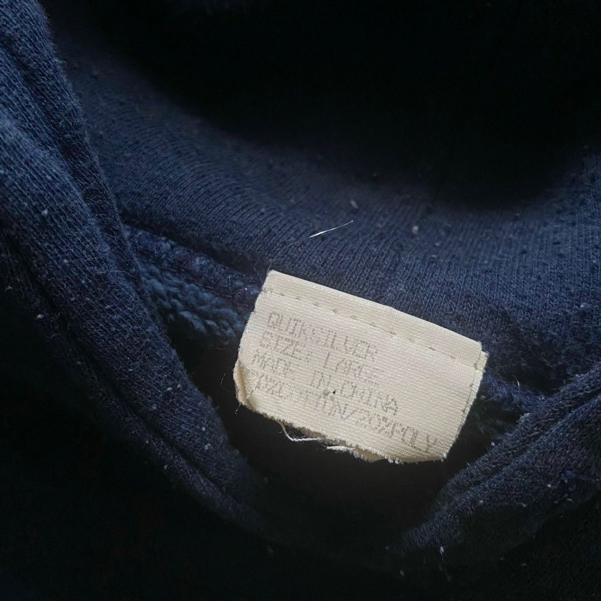 Quiksilver × Vintage QUIKSILVER VINTAGE EMBROIDERED LOGO HOODIE 90s Size US L / EU 52-54 / 3 - 4 Thumbnail