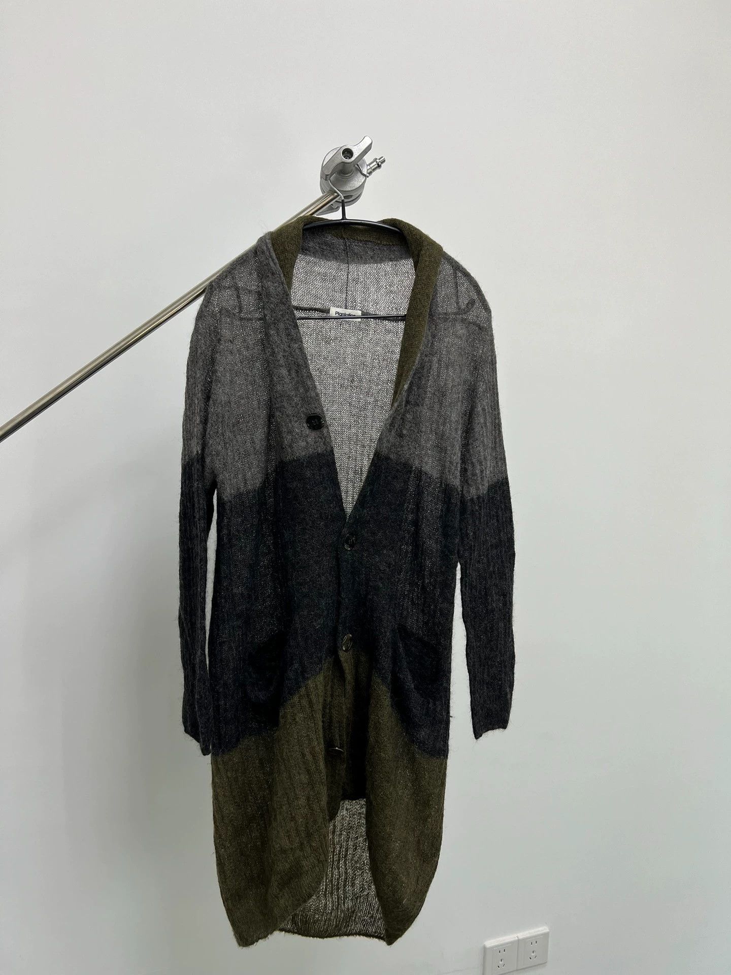 Issey Miyake Issey Miyake color block knit wool cardigan Size M / US 6-8 / IT 42-44 - 2 Thumbnail