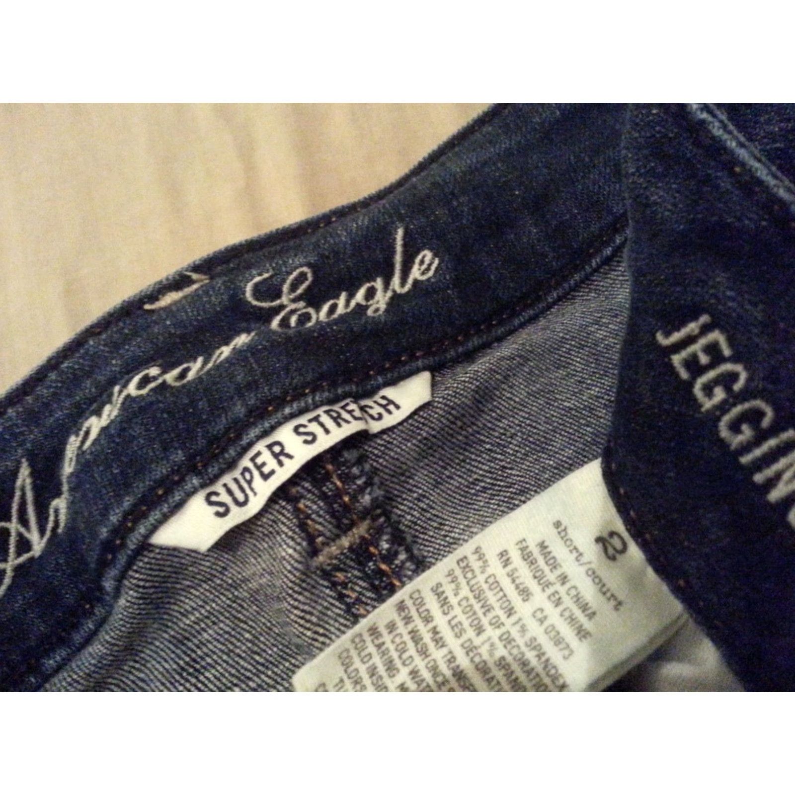American Eagle Outfitters VINTAGE American Eagle Outfitters Jeans Womens Denim Jegging 2 25x26 Blue Womens Size 26" / US 2 / IT 38 - 5 Thumbnail
