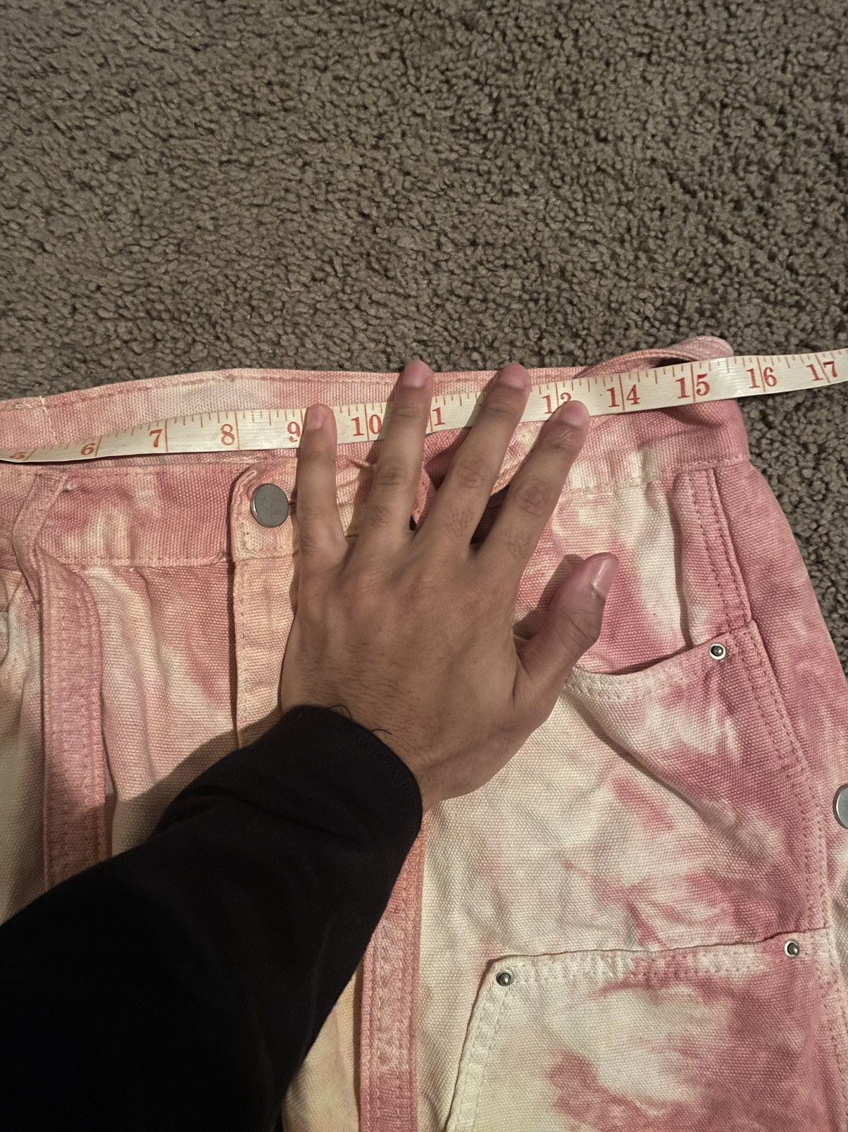 Other Tie - Dye Pink Rip-Away Denim Size US 29 - 2 Thumbnail