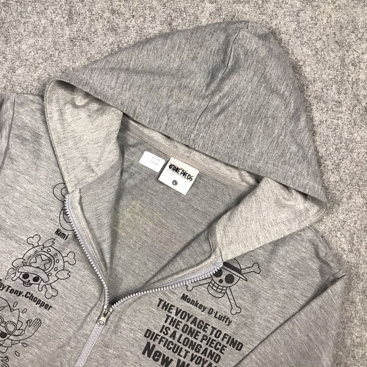 Japanese Brand × One Piece ONE PIECE ANIME JAPAN ZIPPER HOODIES JACKET Size US L / EU 52-54 / 3 - 10 Thumbnail