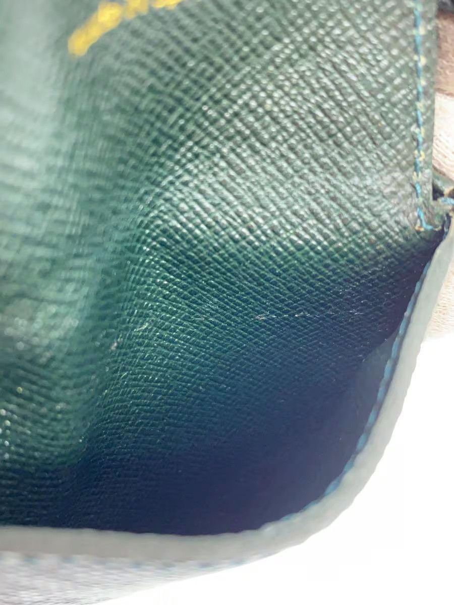 Louis Vuitton Louis Vuitton Taiga Porte Monet Cuvette Green Size ONE SIZE - 5 Thumbnail