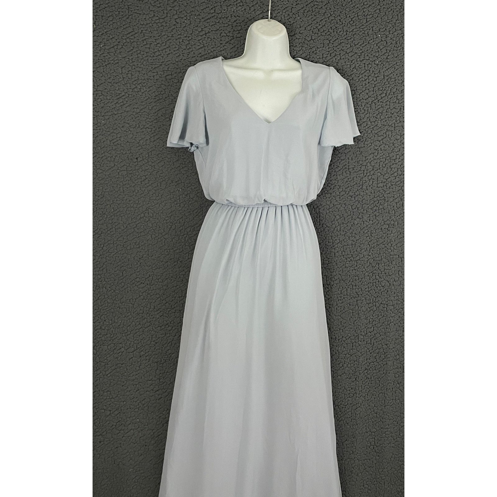 Show Me Your MuMu Show Me Your Mumu Michelle Flutter Maxi Dress Soft Blue XS Size XS / US 0-2 / IT 36-38 - 8 Thumbnail