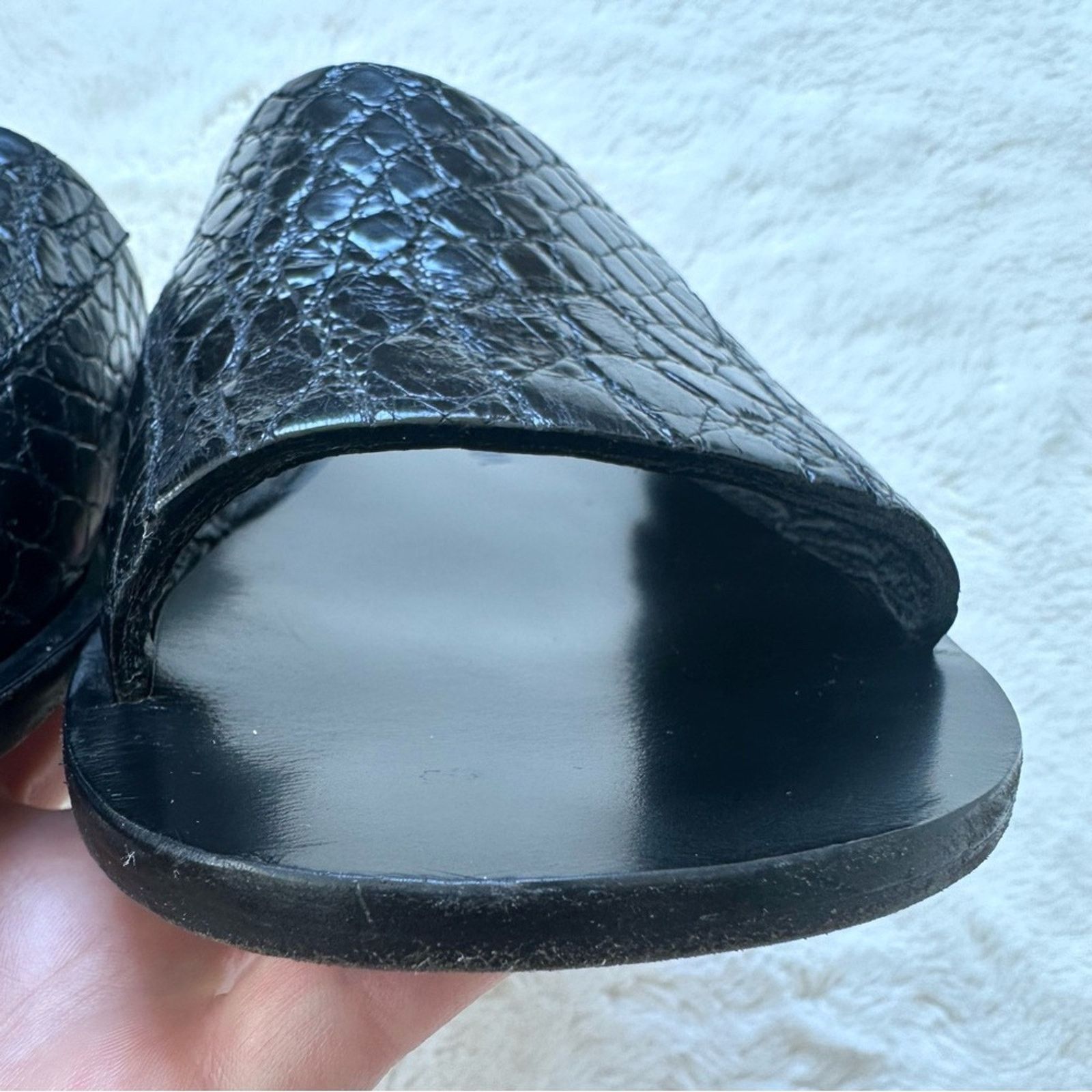 Dolce & Gabbana Dolce&Gabbana men leather slides size 8 US Authentic Size US 8 / EU 41 - 5 Thumbnail